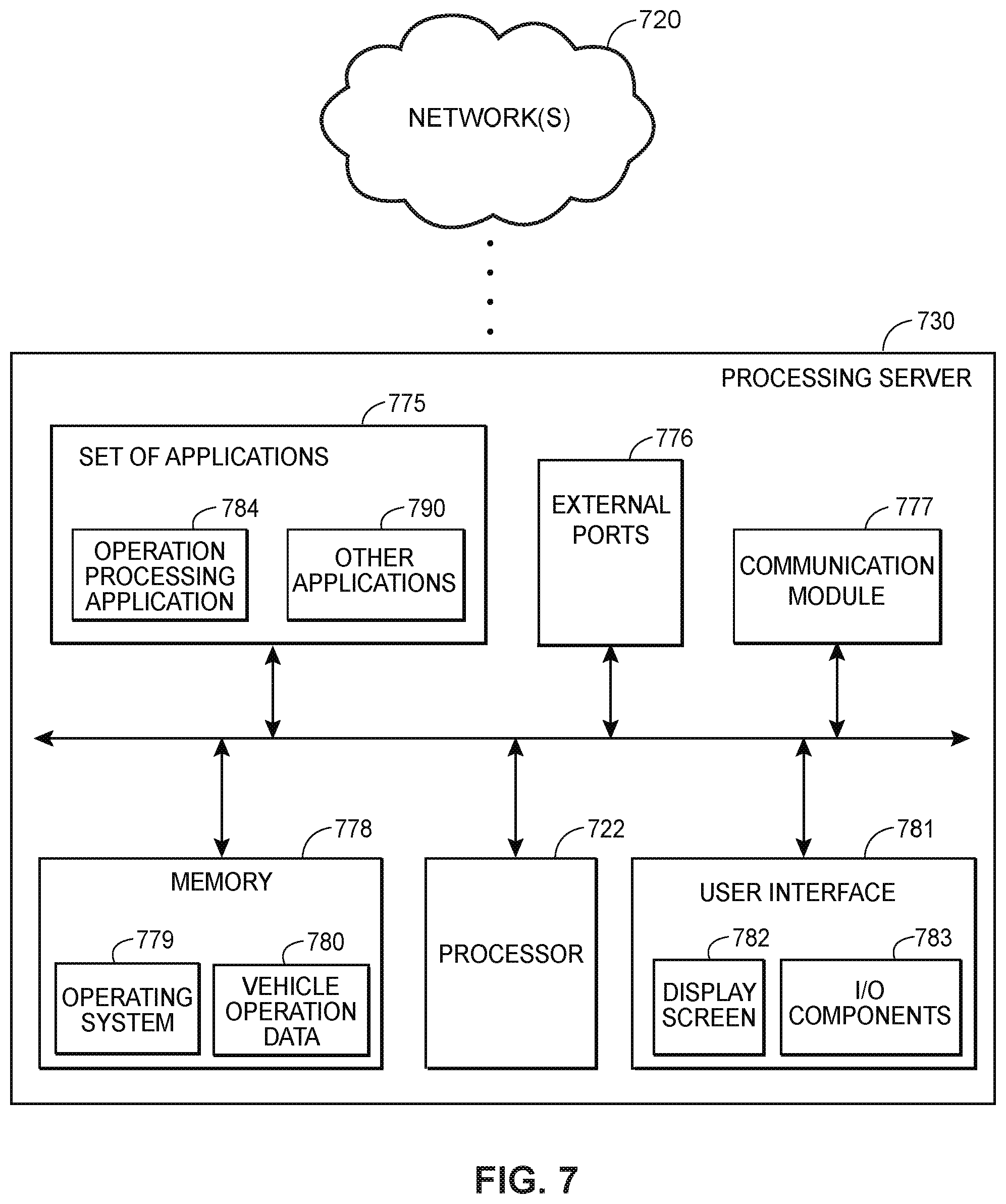 Patent US11810139 Figure 7 – Systems and methods for managing and processing vehicle operator accounts based on vehicle operation data