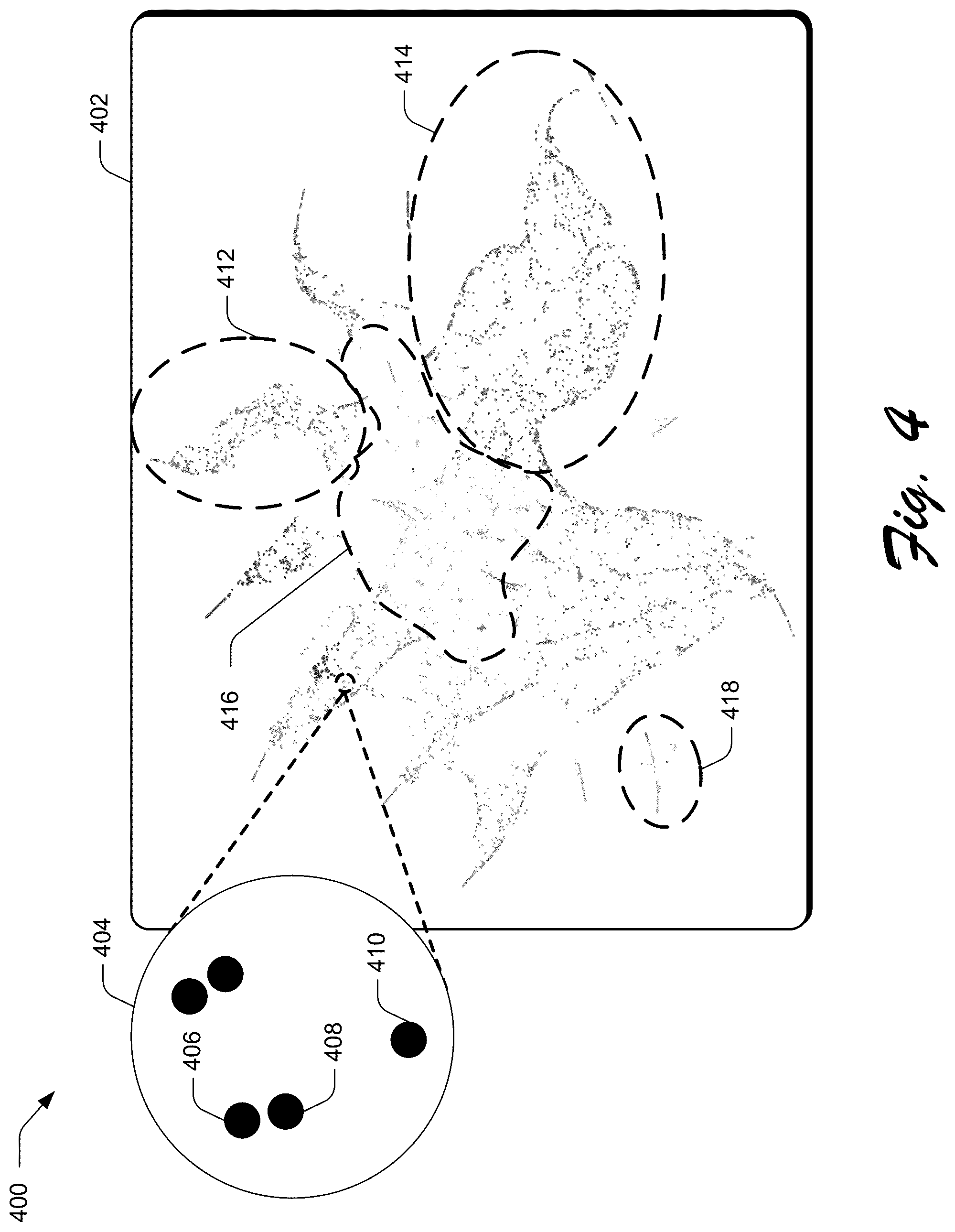 Patent US11810152 Figure 4 – Automatic item placement recommendations based on entity similarity