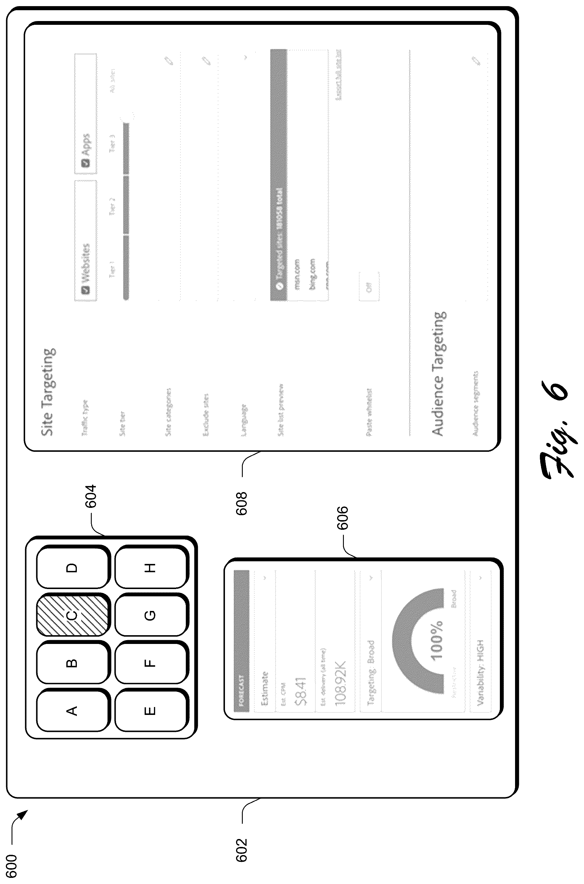 Patent US11810152 Figure 6 – Automatic item placement recommendations based on entity similarity