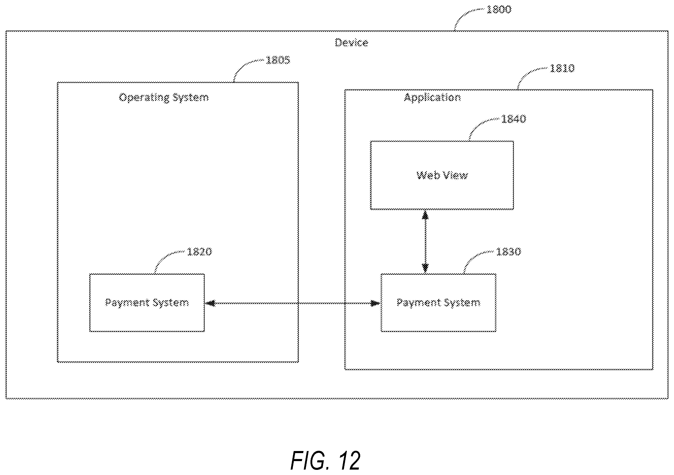 Patent US11810169 Figure 13 – Virtual currency in a native application environment