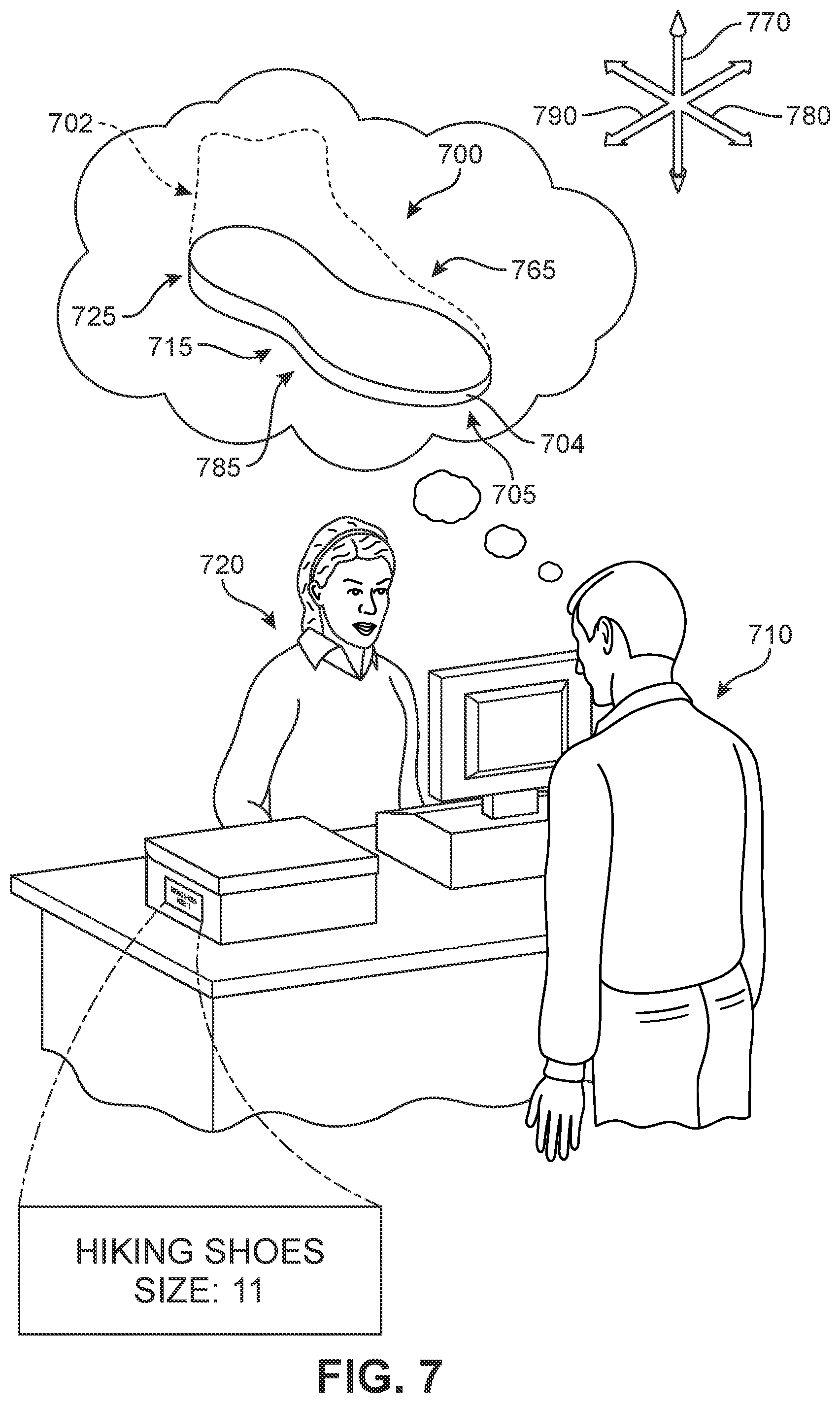 Patent US11810172 Figure 6 – System for customizing heel cushioning in articles of footwear