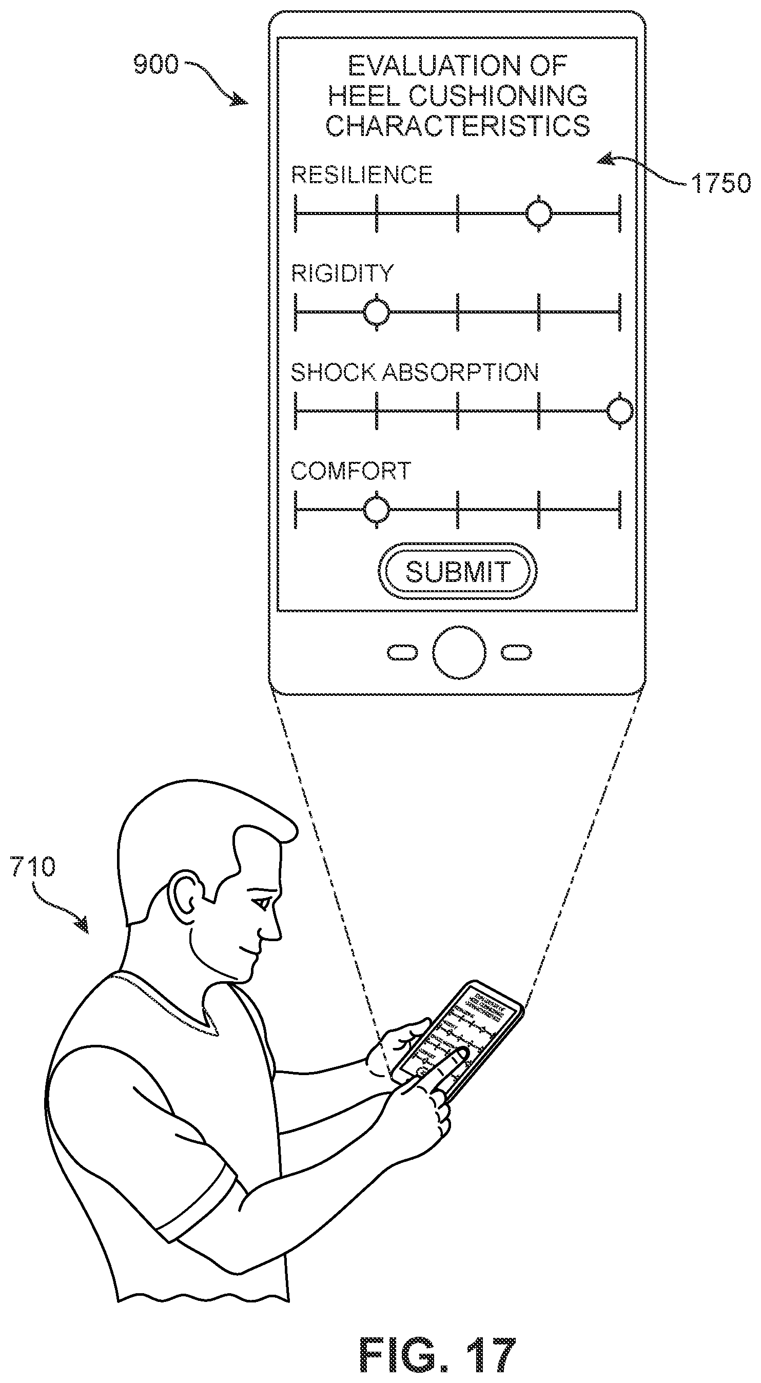 Patent US11810172 Figure 16 – System for customizing heel cushioning in articles of footwear