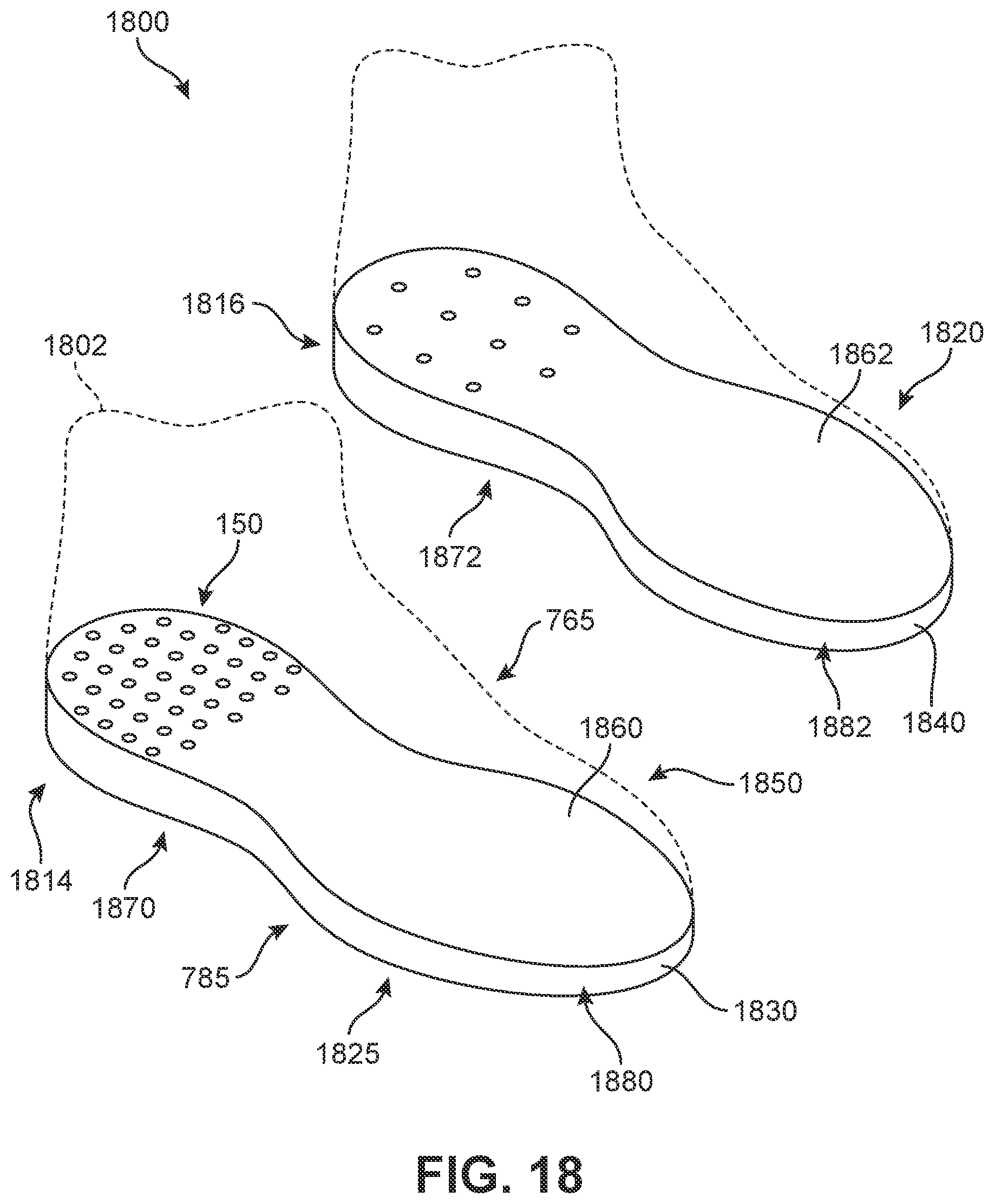 Patent US11810172 Figure 17 – System for customizing heel cushioning in articles of footwear