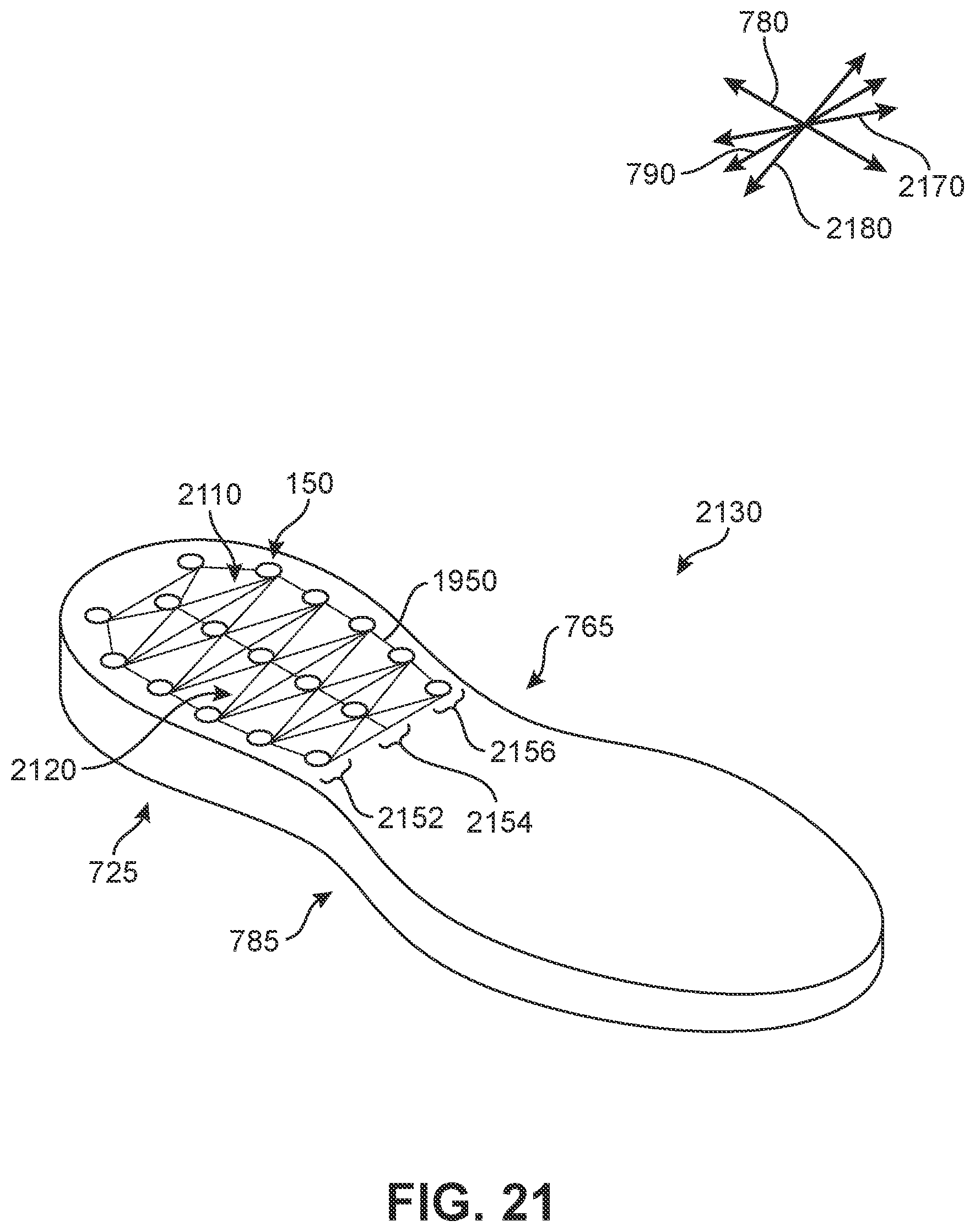 Patent US11810172 Figure 20 – System for customizing heel cushioning in articles of footwear