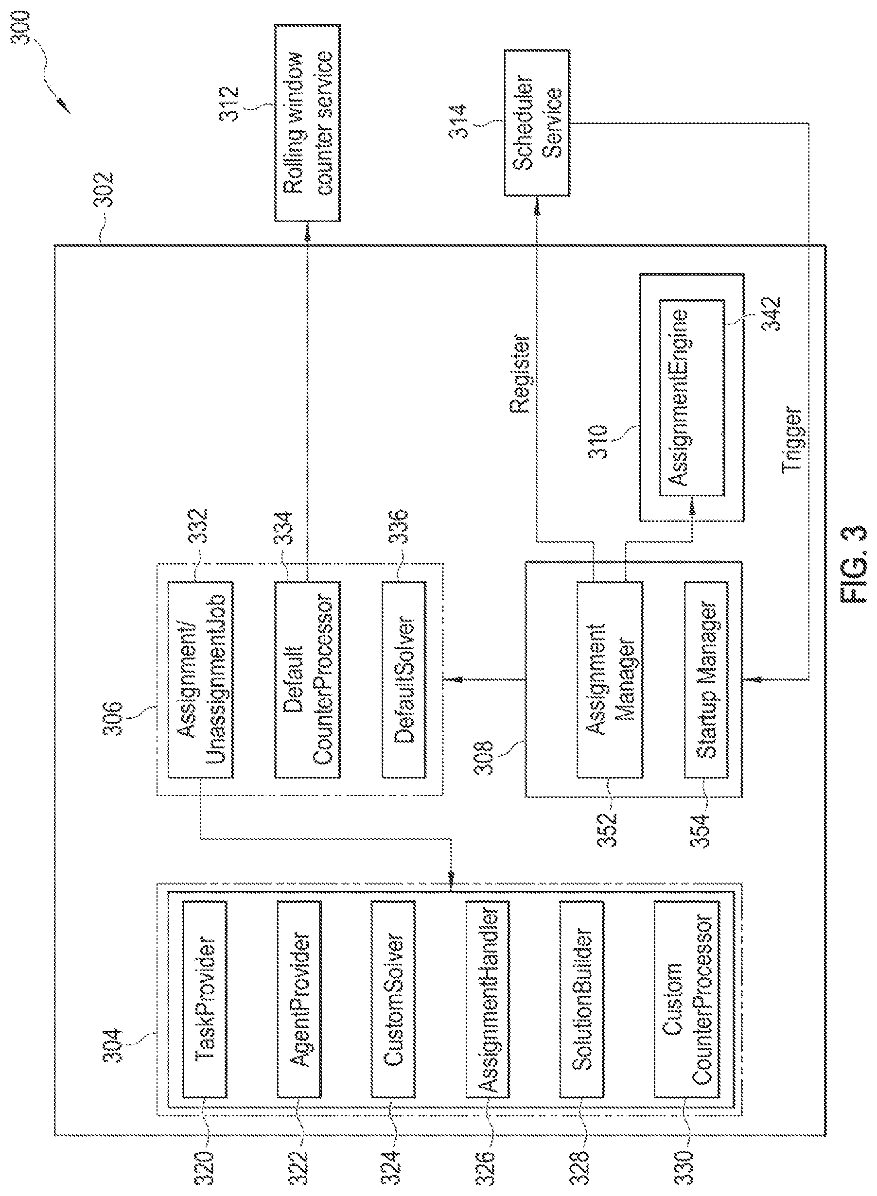 Patent US11810206 Figure 3 – Solver-based media assignment for content moderation