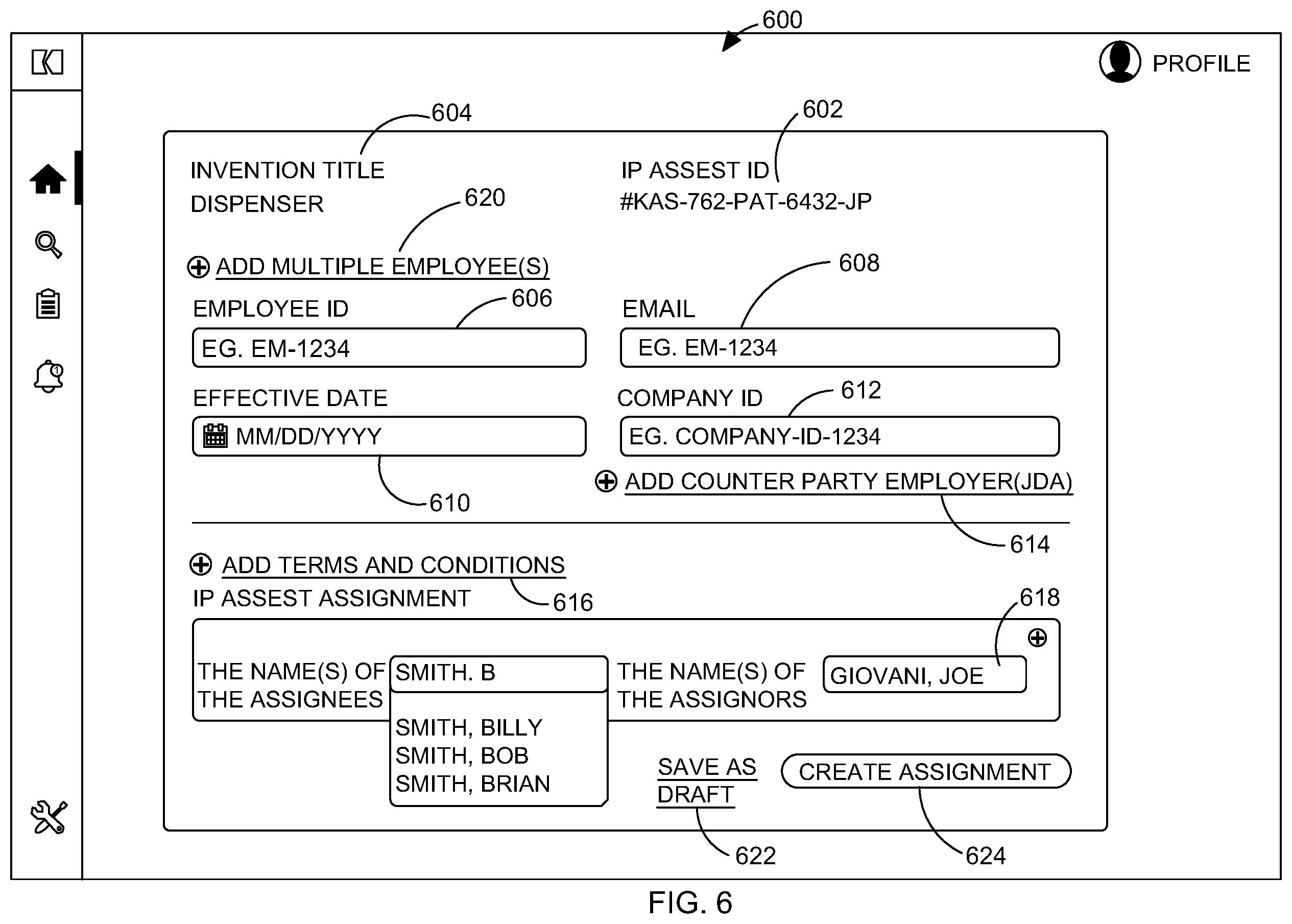 Patent US11810212 Figure 7 – Access controlled distributed ledger system for asset management