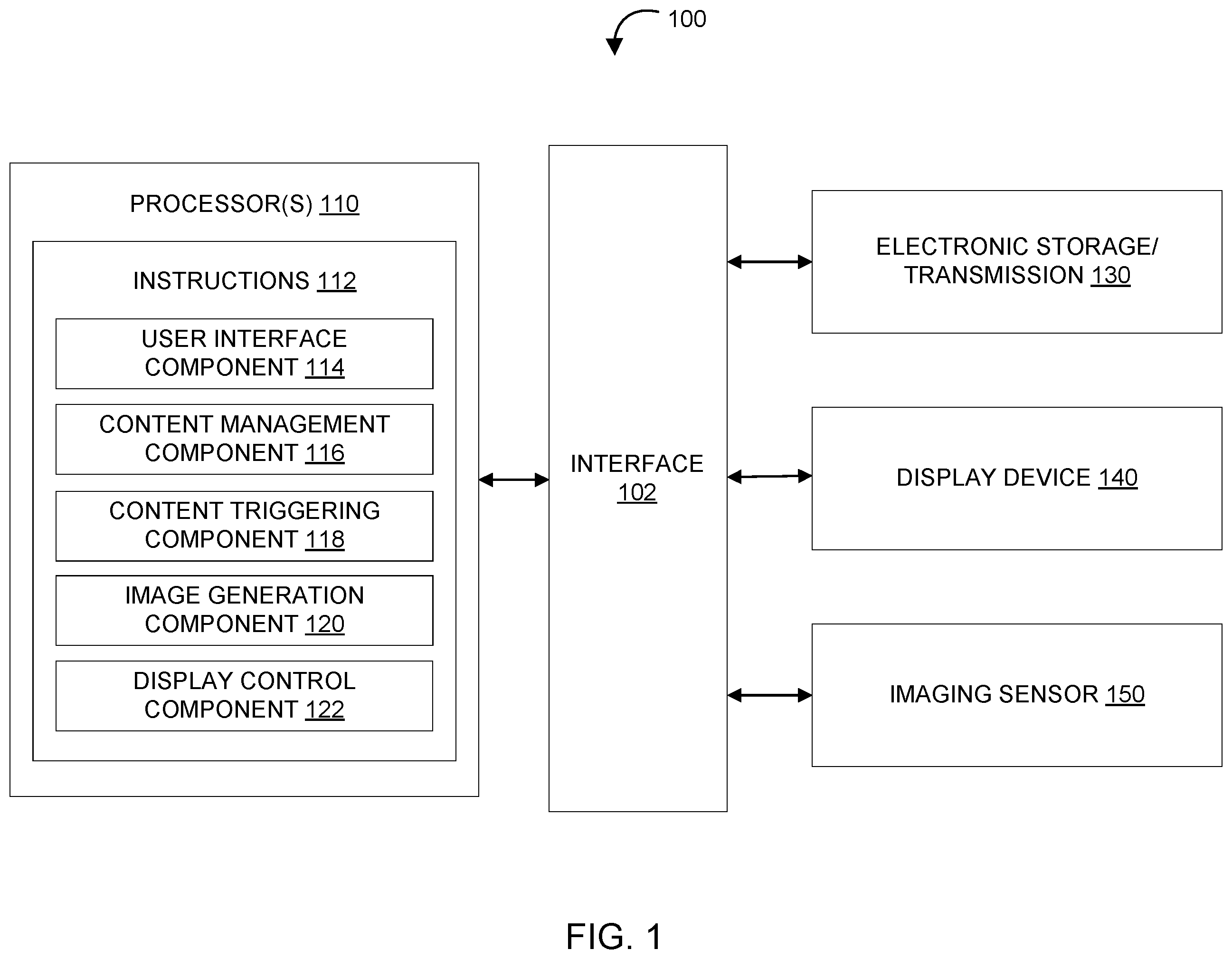 Patent US11810226 Figure 1 – Systems and methods for utilizing a living entity as a marker for augmented reality content