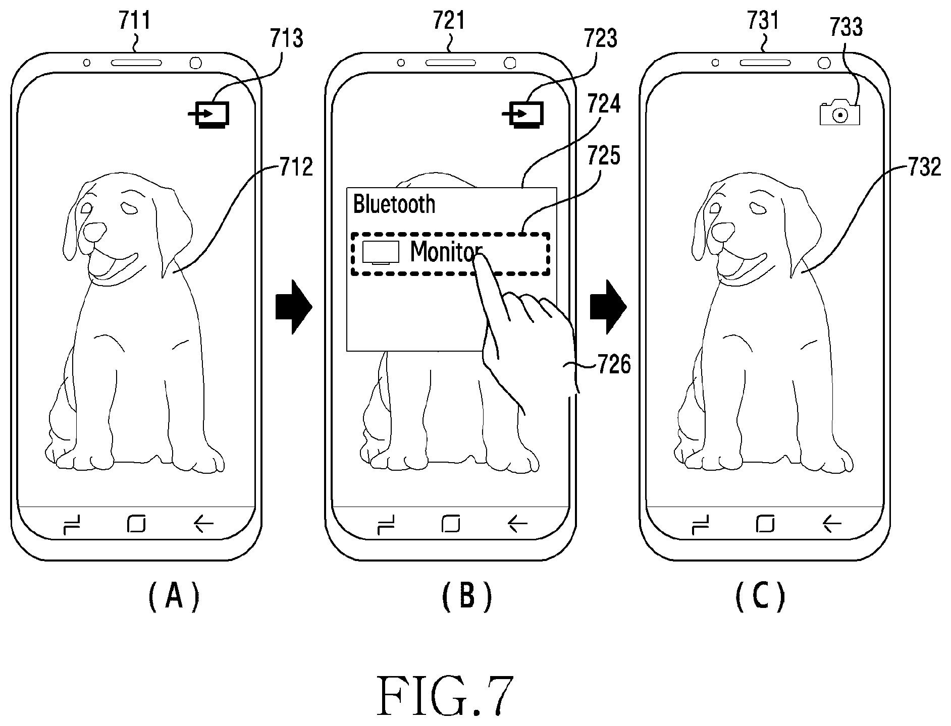 Patent US11810231 Figure 7 – Electronic device and method for editing content of external device