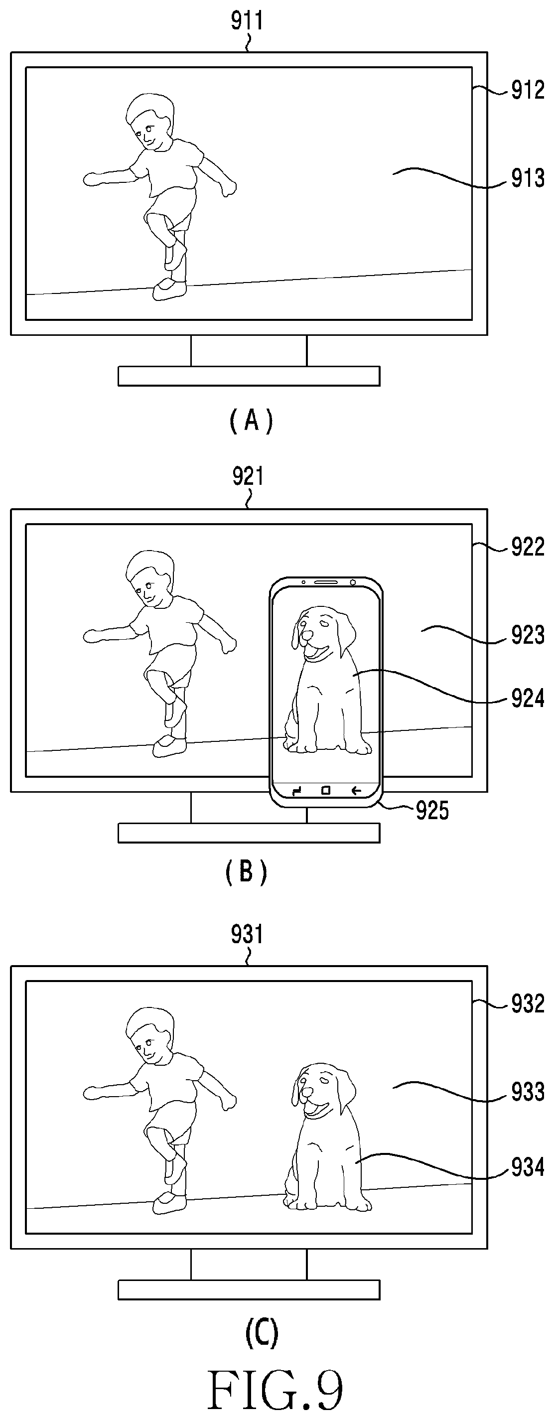 Patent US11810231 Figure 9 – Electronic device and method for editing content of external device