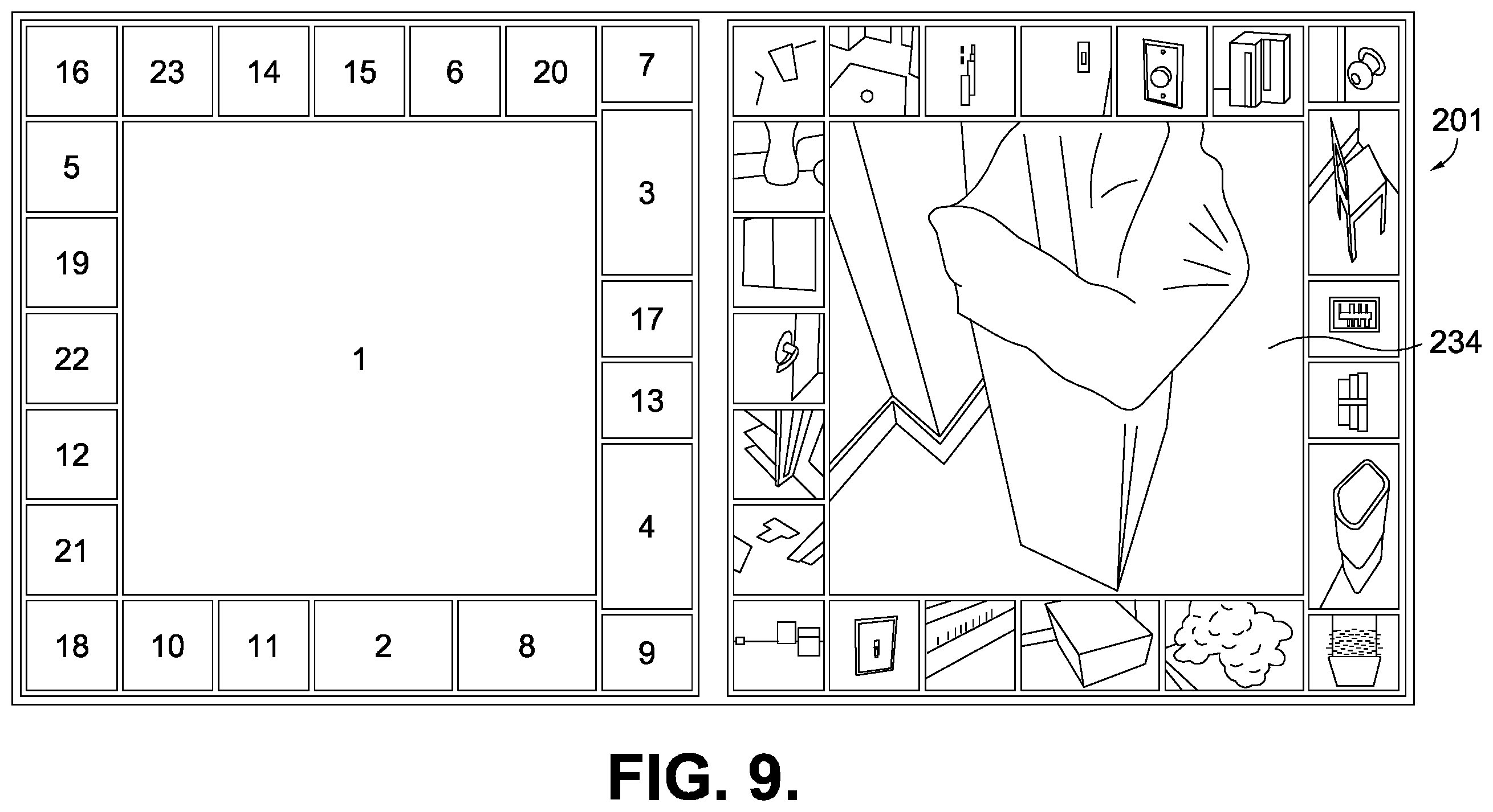 Patent US11810232 Figure 9 – System and method for generating a digital image collage