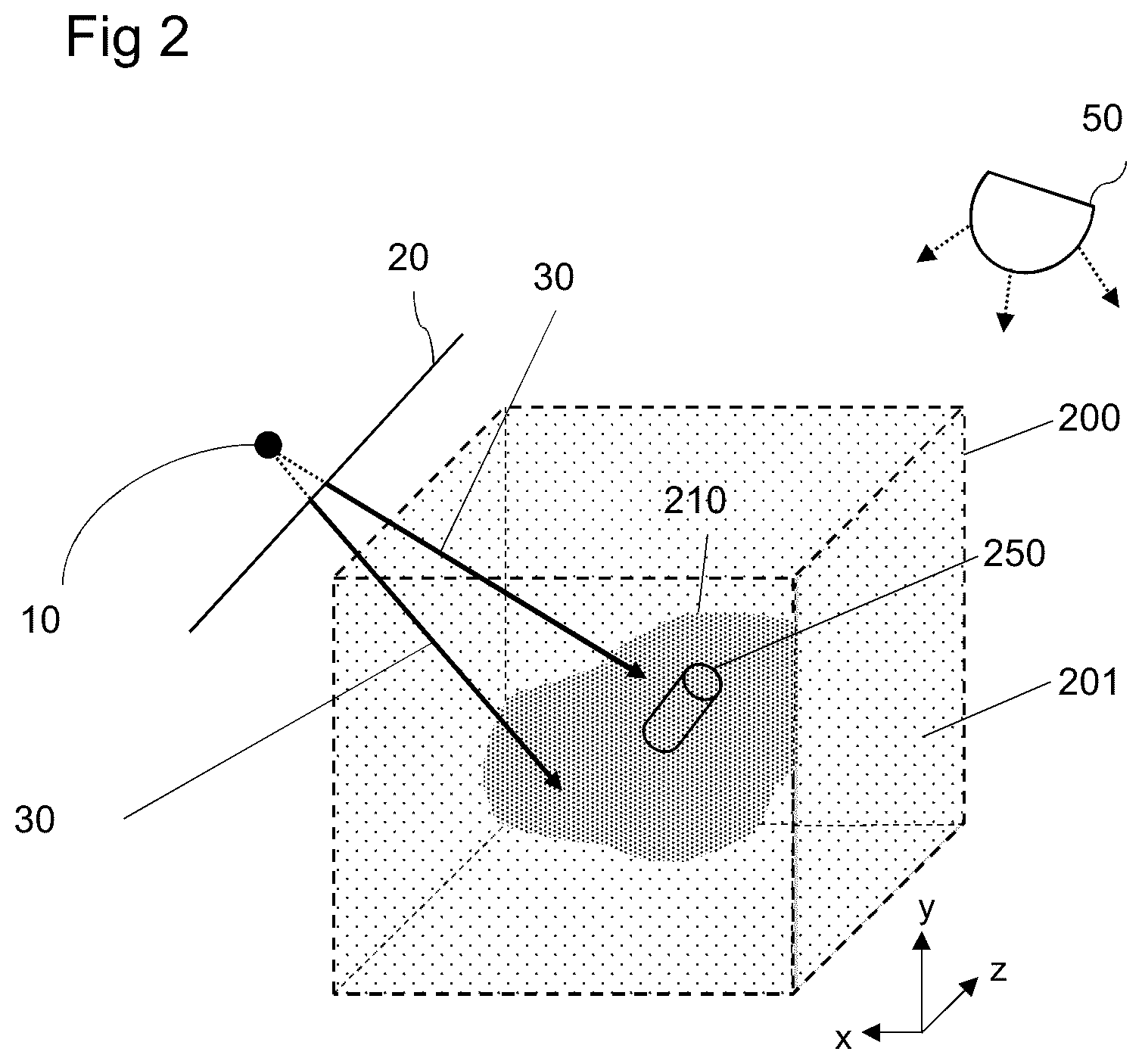 Patent US11810243 Figure 2 – Method of rendering a volume and a surface embedded in the volume