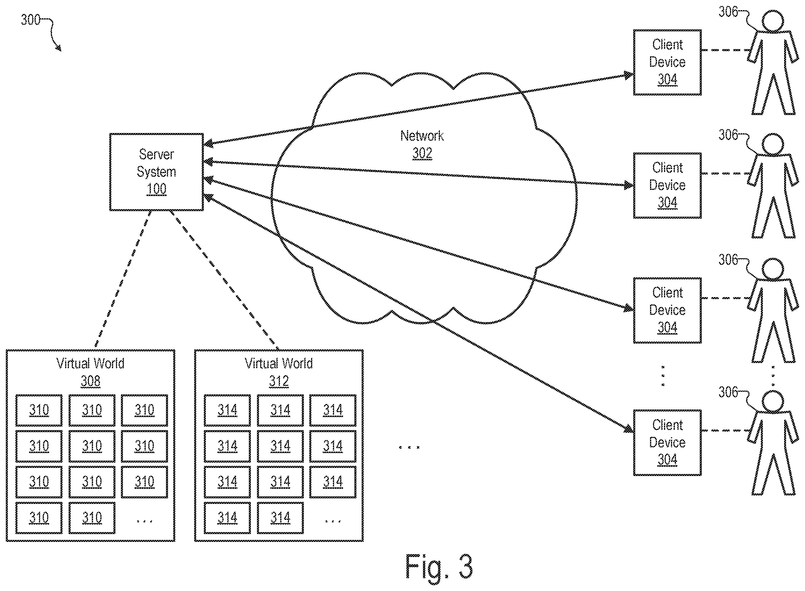 Patent US11810245 Figure 3 – Methods and systems for prioritized replication of a virtual world