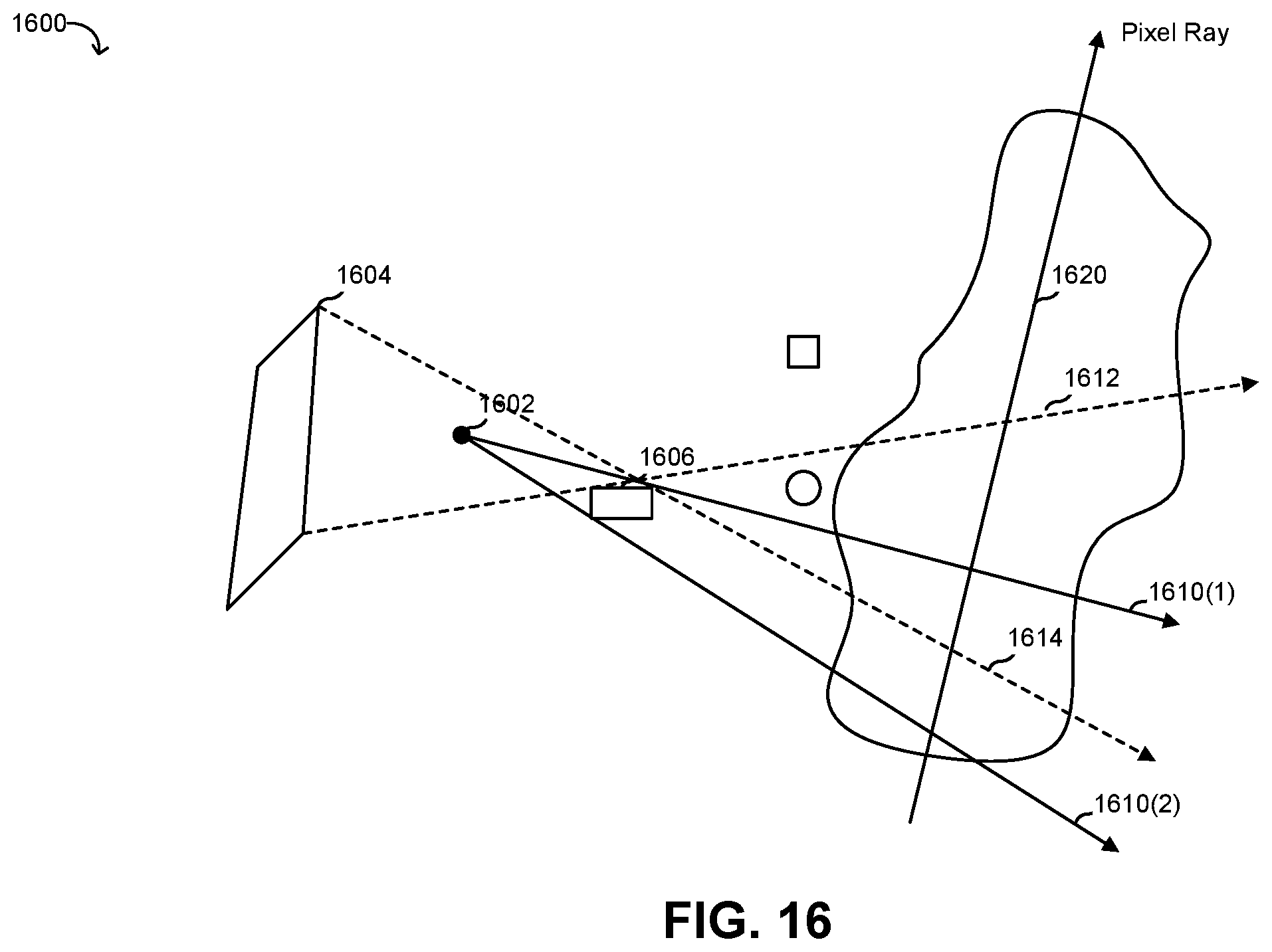 Patent US11810248 Figure 16 – Method for processing image data to provide for soft shadow effects using shadow depth information