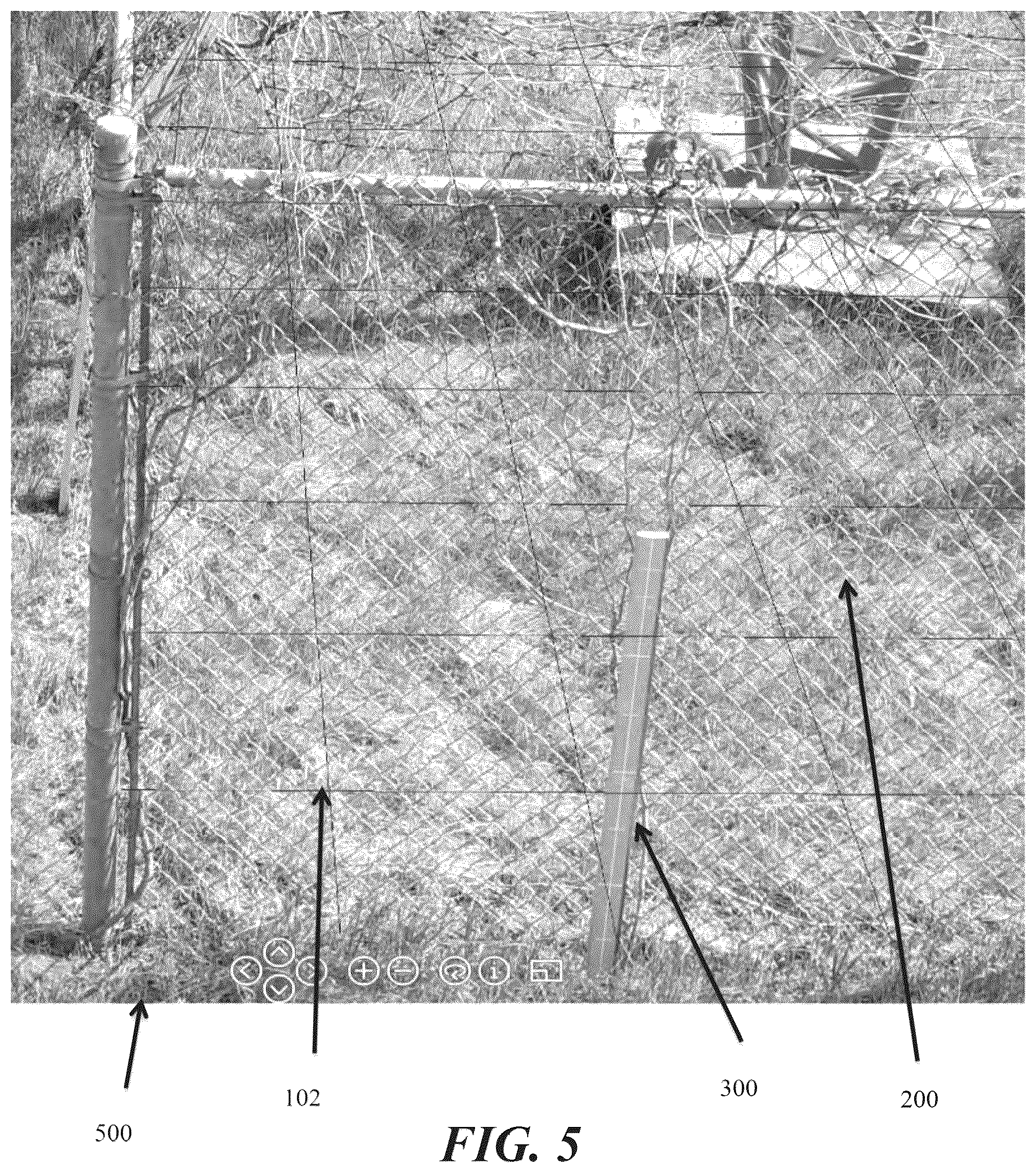 Patent US11810253 Figure 4 – System and process of transforming digital images with intersecting grid lines