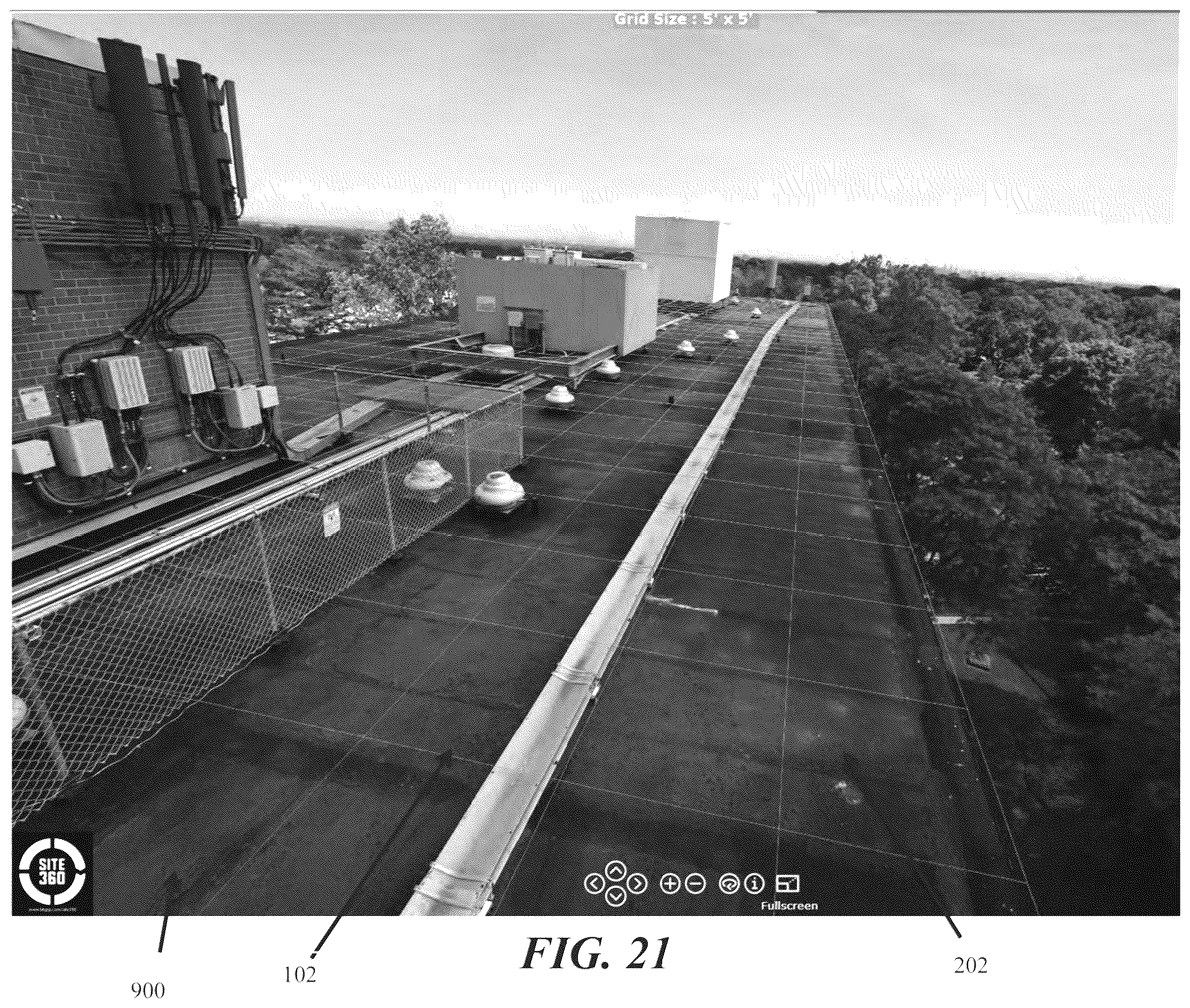 Patent US11810253 Figure 19 – System and process of transforming digital images with intersecting grid lines