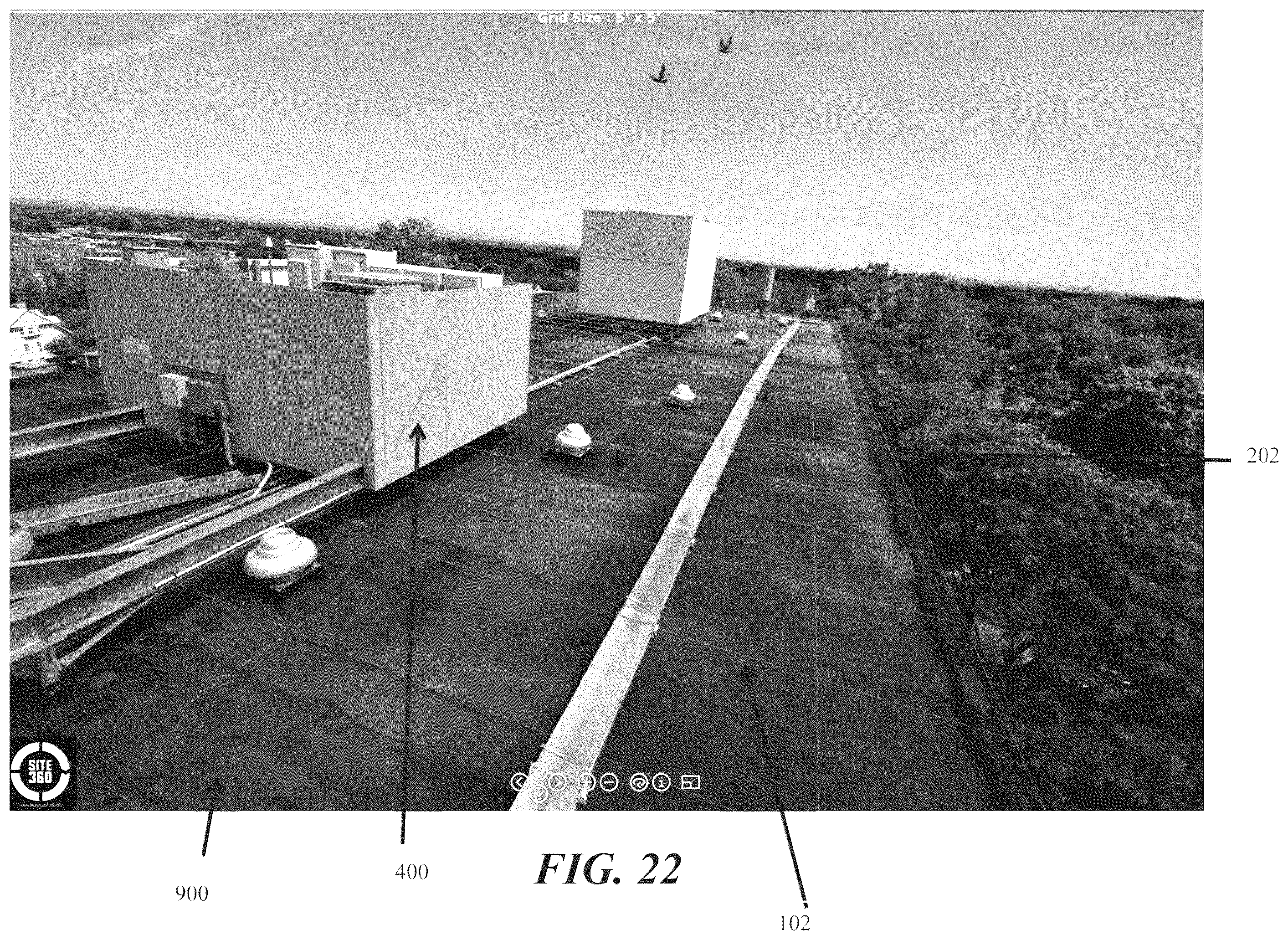 Patent US11810253 Figure 20 – System and process of transforming digital images with intersecting grid lines