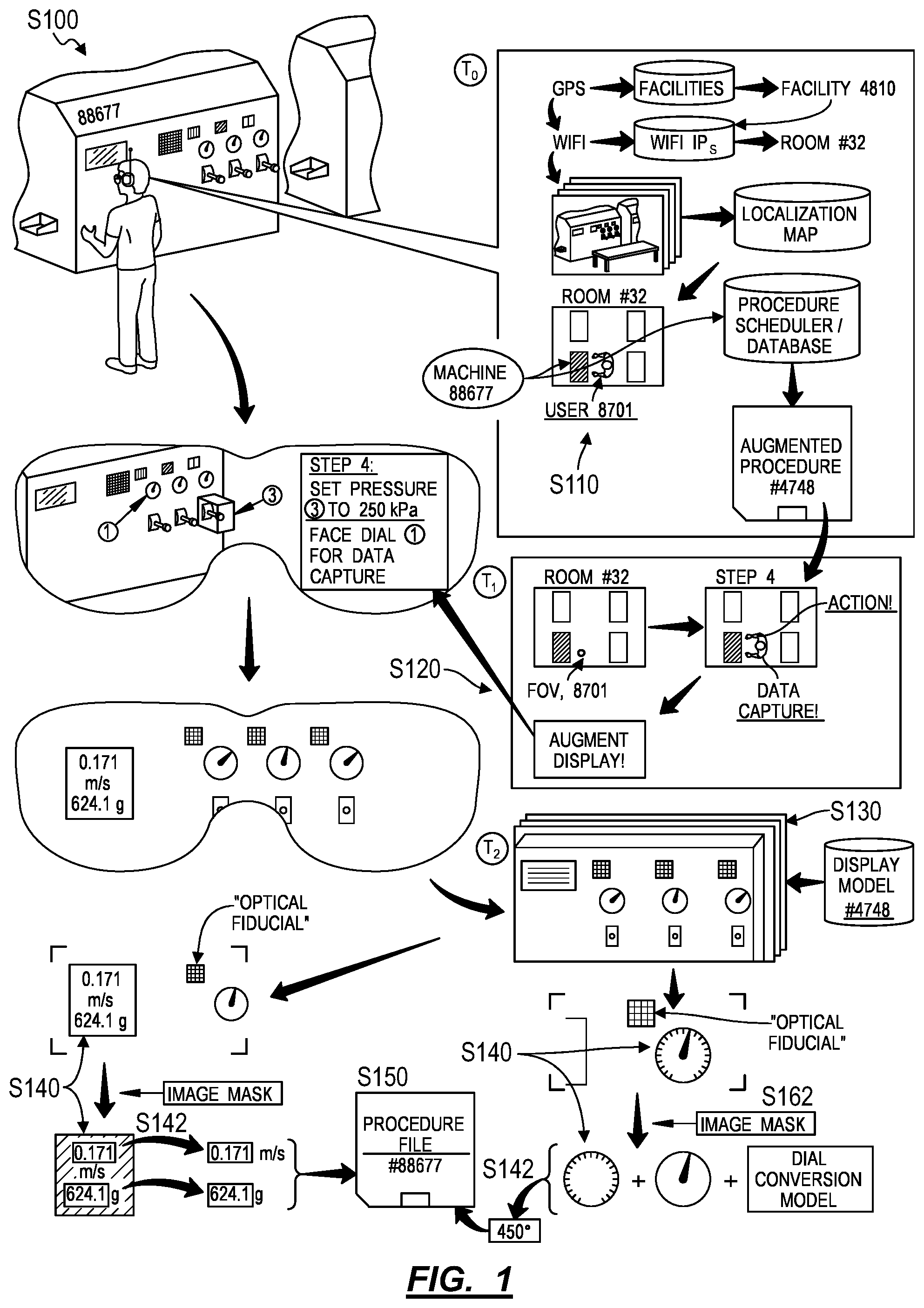 Patent US11810257 Figure 1 – Method for automatically capturing data from non-networked production equipment