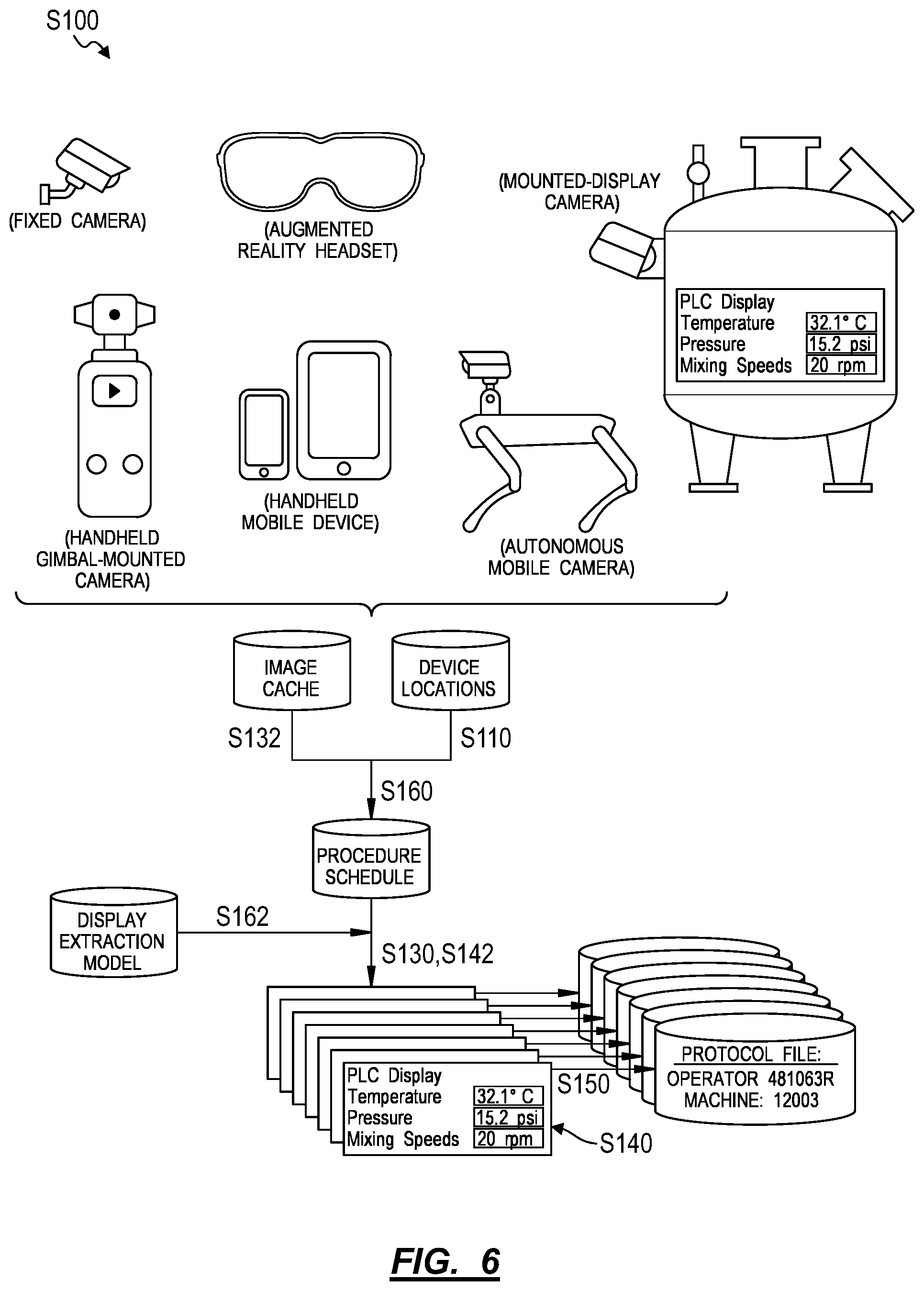Patent US11810257 Figure 7 – Method for automatically capturing data from non-networked production equipment