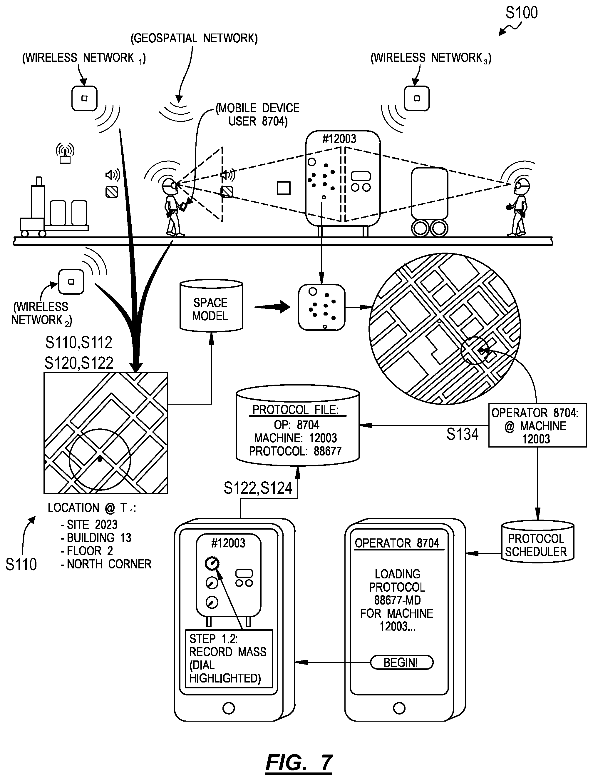 Patent US11810257 Figure 8 – Method for automatically capturing data from non-networked production equipment