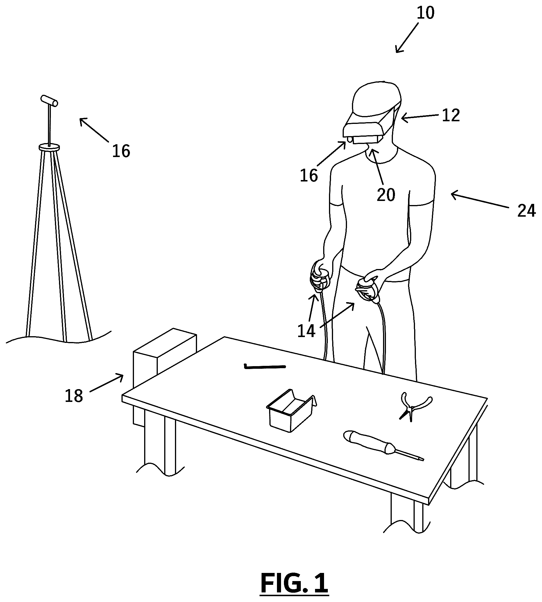 Patent US11810259 Figure 1 – System and method for generating asynchronous augmented reality instructions