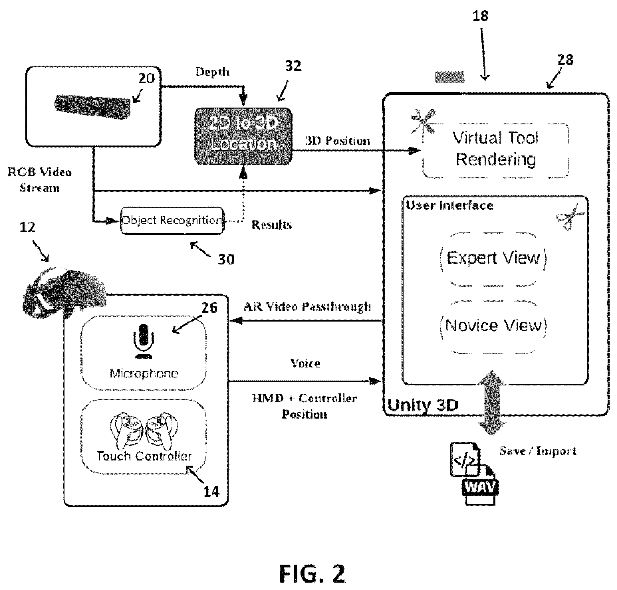 Patent US11810259 Figure 2 – System and method for generating asynchronous augmented reality instructions
