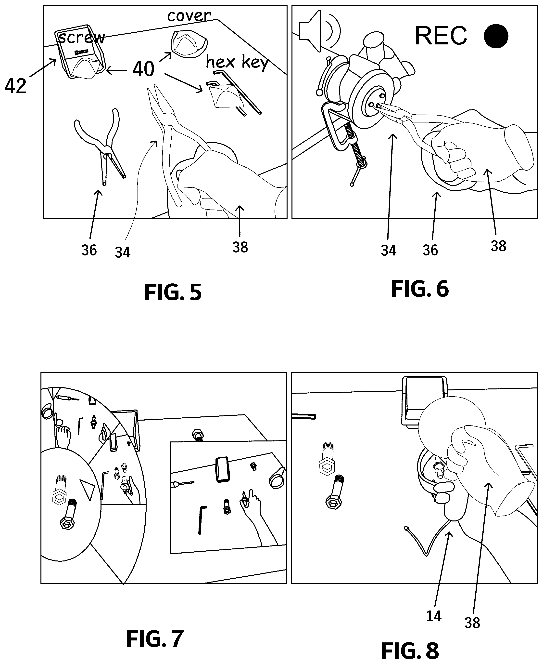 Patent US11810259 Figure 5 – System and method for generating asynchronous augmented reality instructions