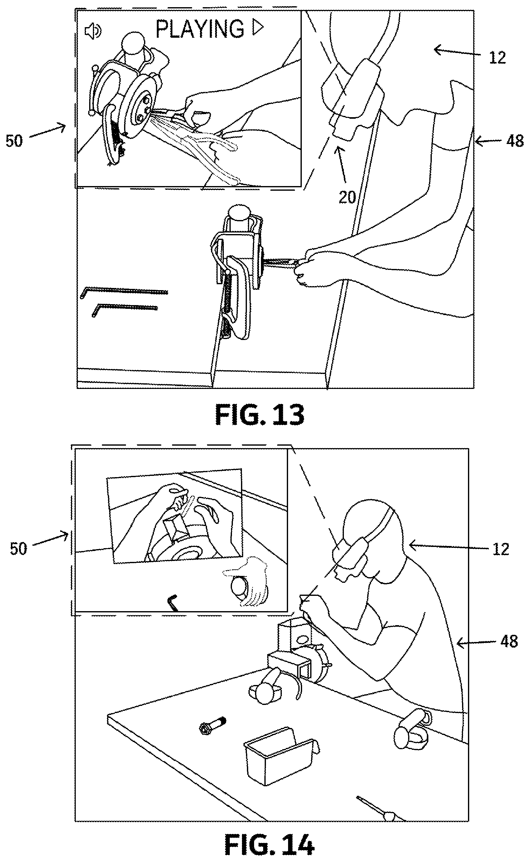Patent US11810259 Figure 8 – System and method for generating asynchronous augmented reality instructions