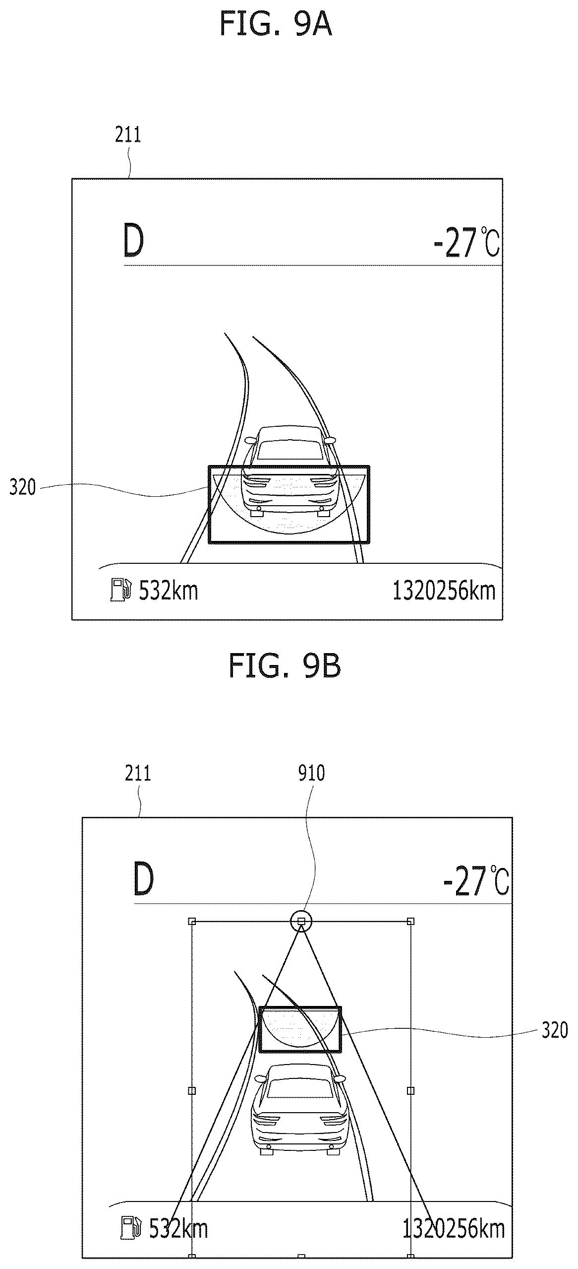 Patent US11810264 Figure 9 – Driving environment display device for vehicles and method of controlling the same