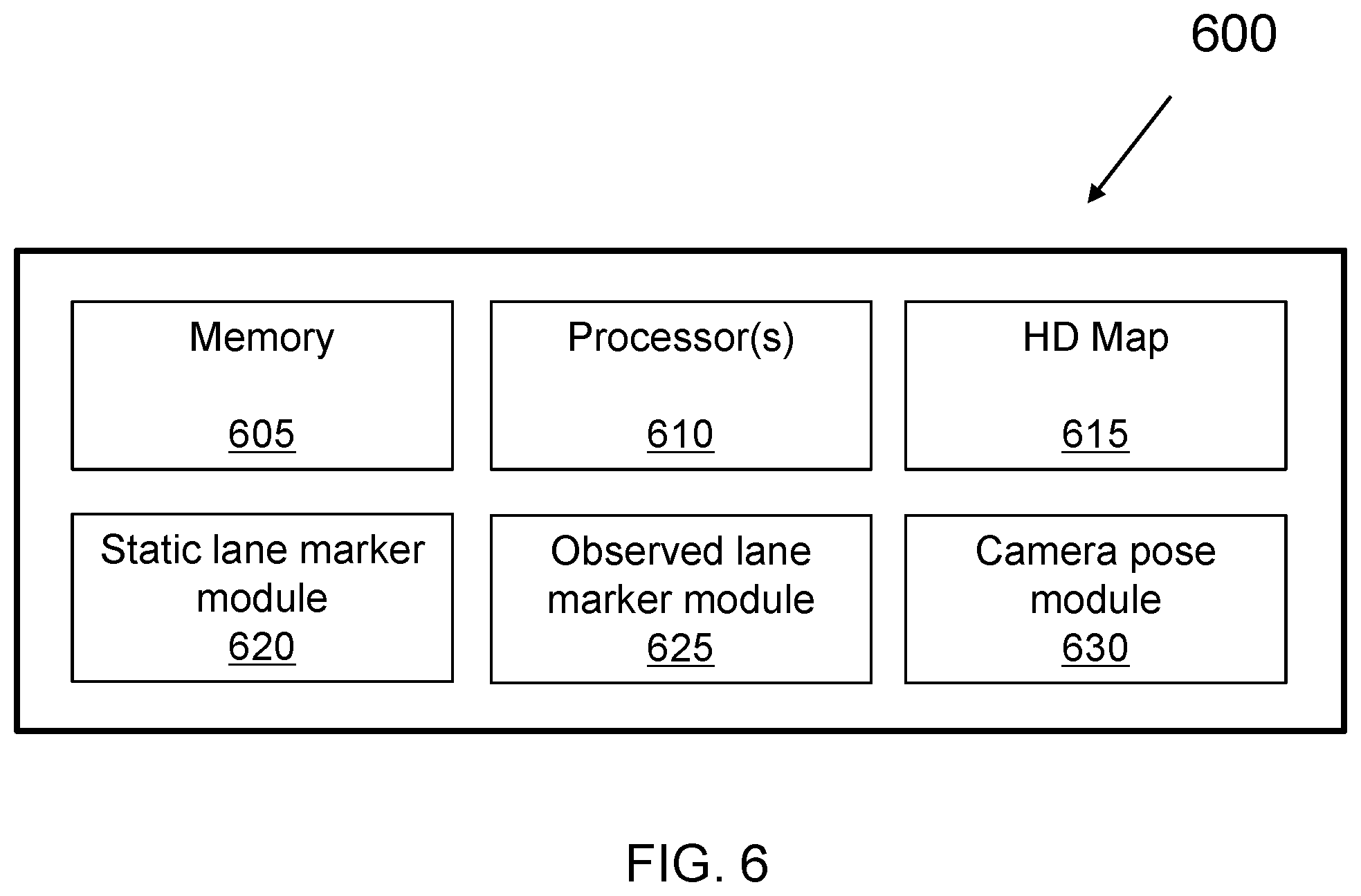Patent US11810322 Figure 6 – Camera pose estimation techniques
