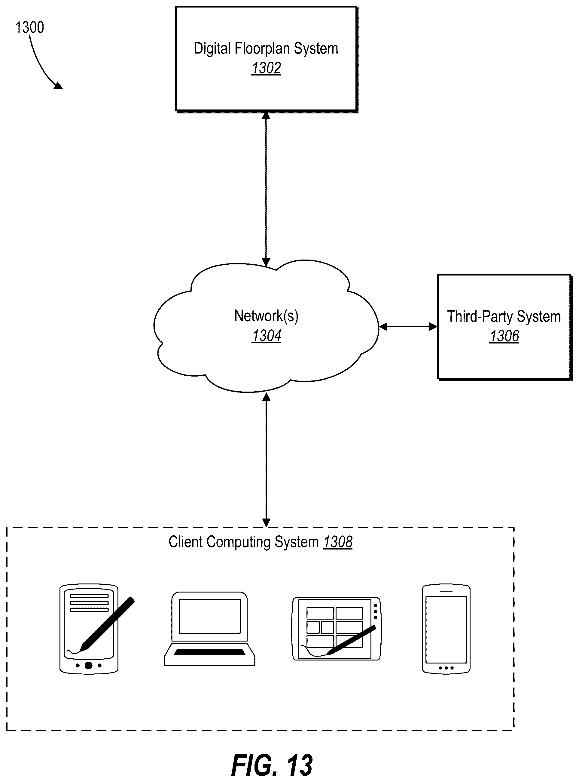 Patent US11810354 Figure 13 – Generating digital floorplans from sparse digital video utilizing an audio-visual floorplan reconstruction machine learning model