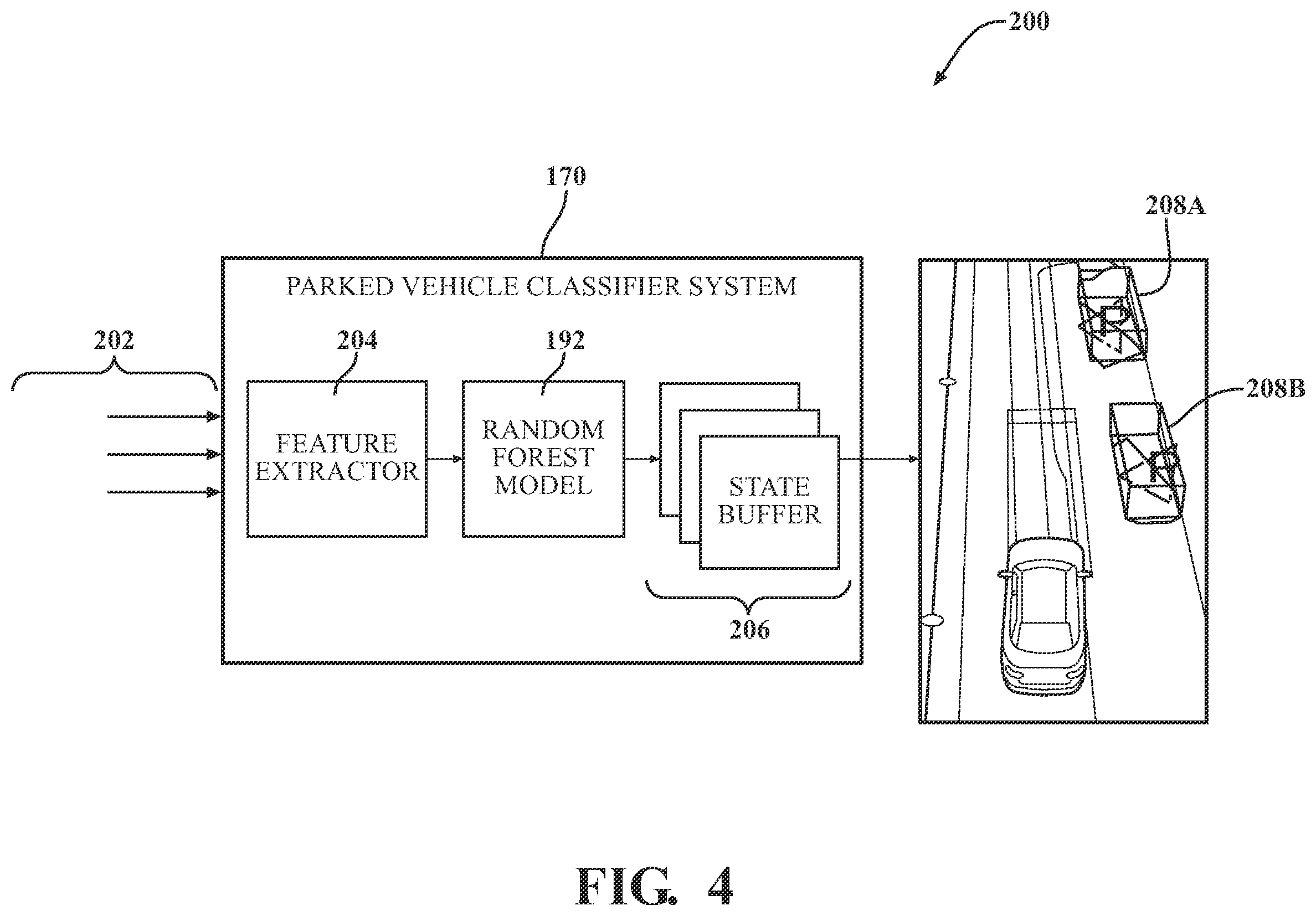 Patent US11810367 Figure 4 – System and method for determining if a vehicle is parked