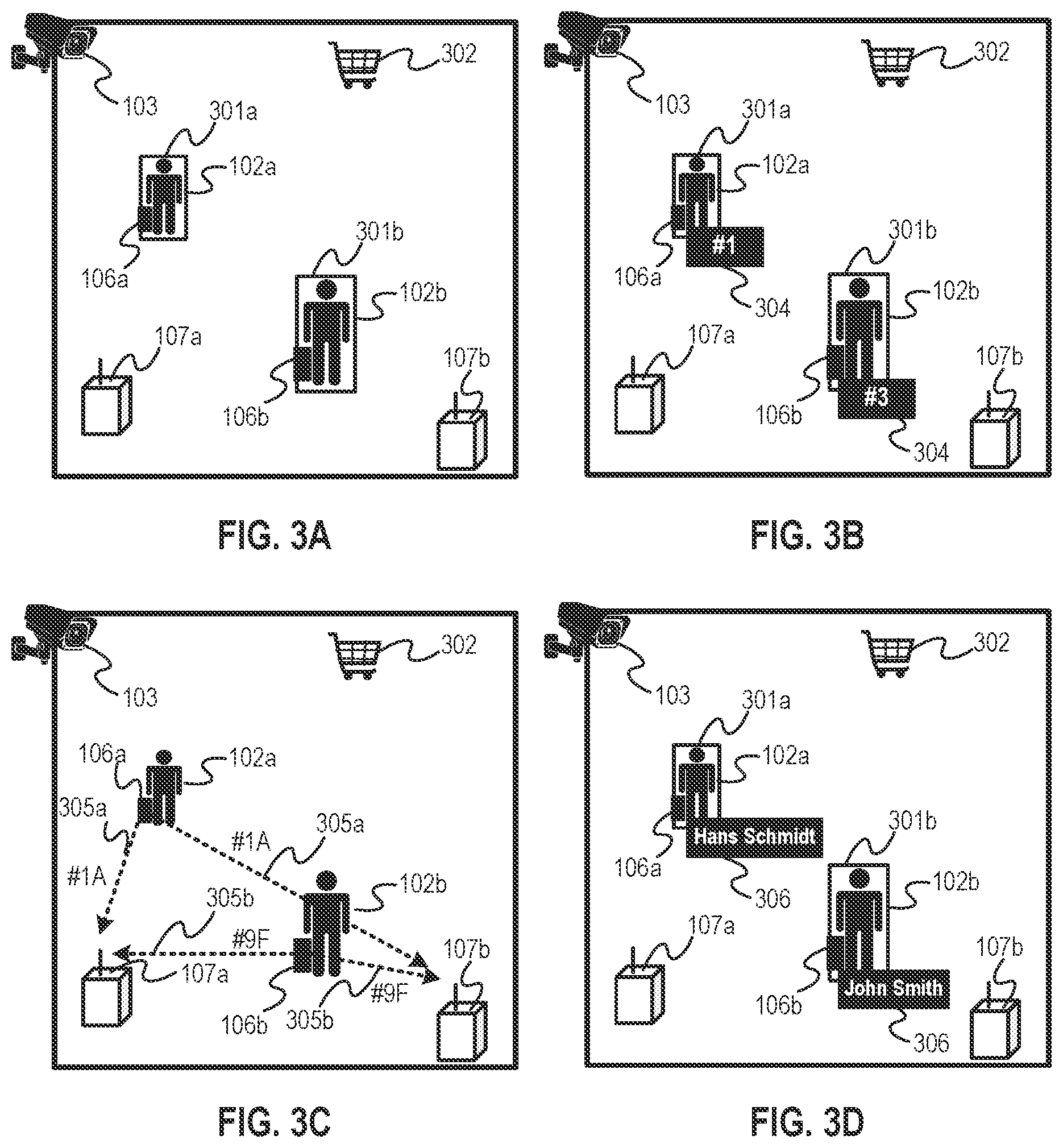 Patent US11810387 Figure 3 – Location system and method