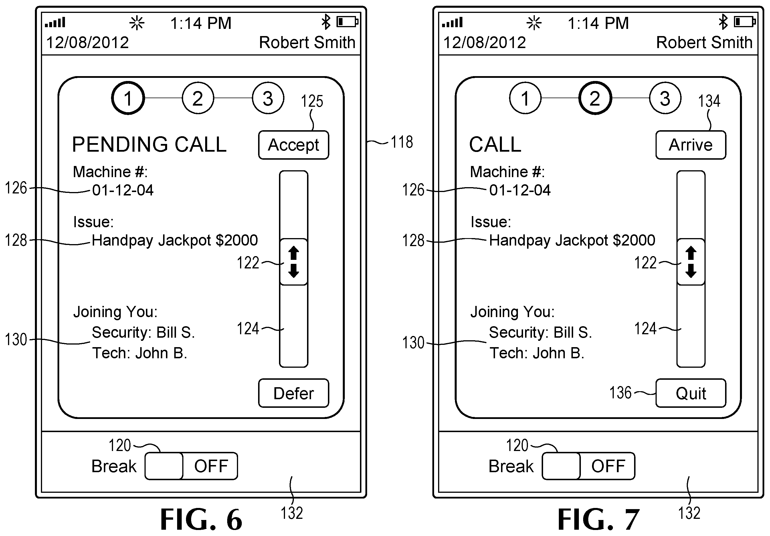 Patent US11810420 Figure 9 – Dispatching casino agents to an electronic gaming machine