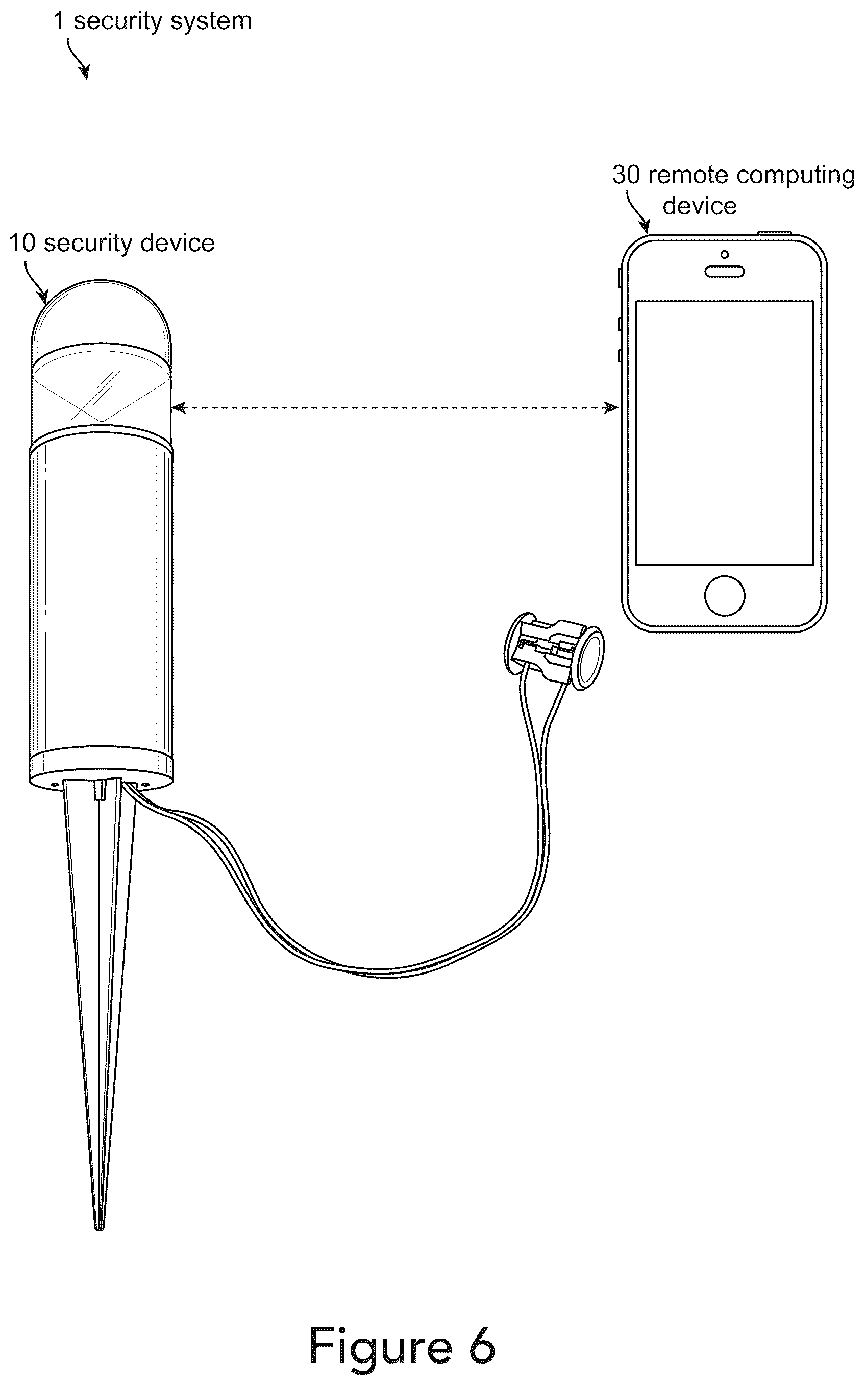 Patent US11810436 Figure 6 – Outdoor security systems and methods