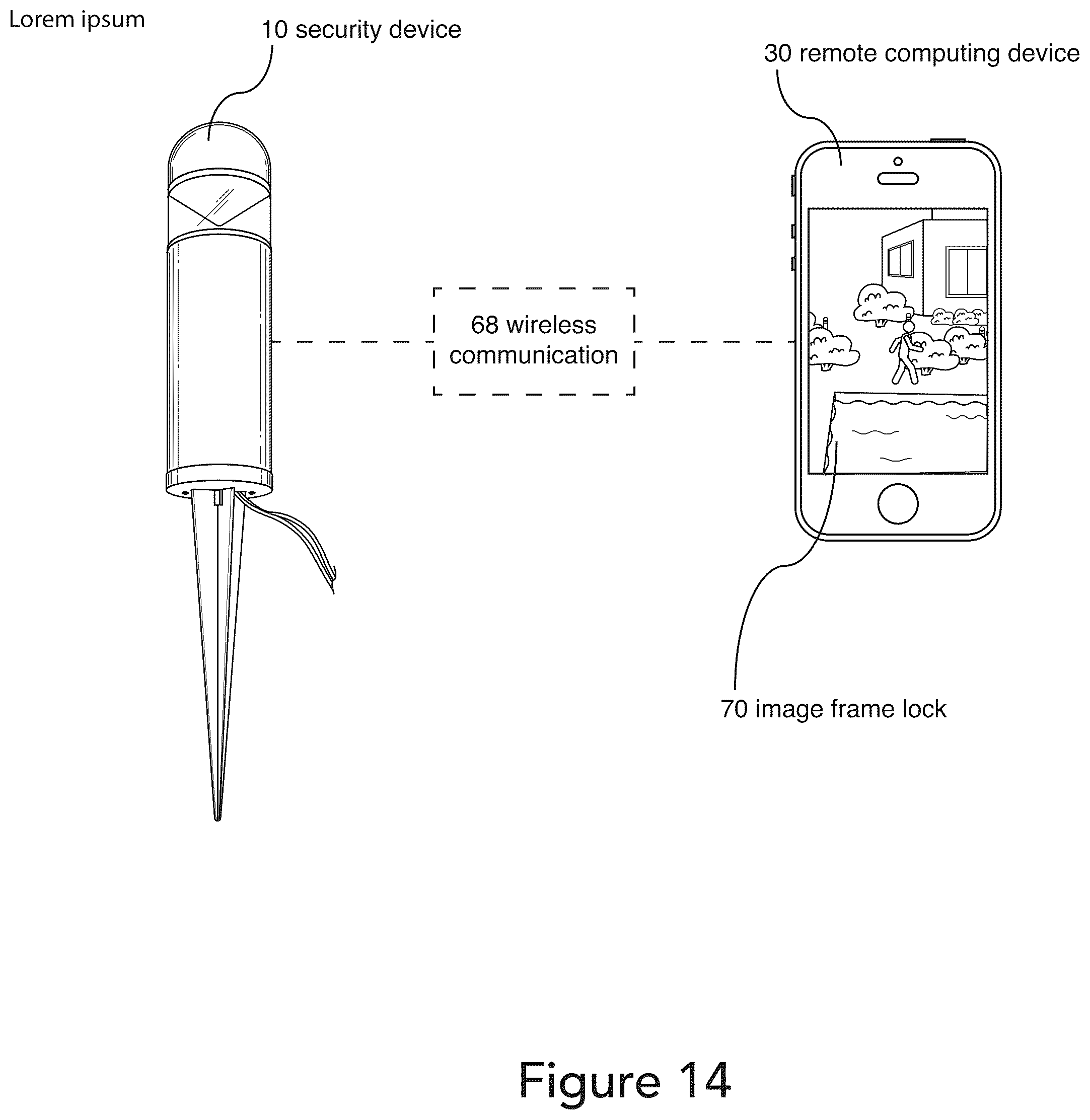 Patent US11810436 Figure 14 – Outdoor security systems and methods