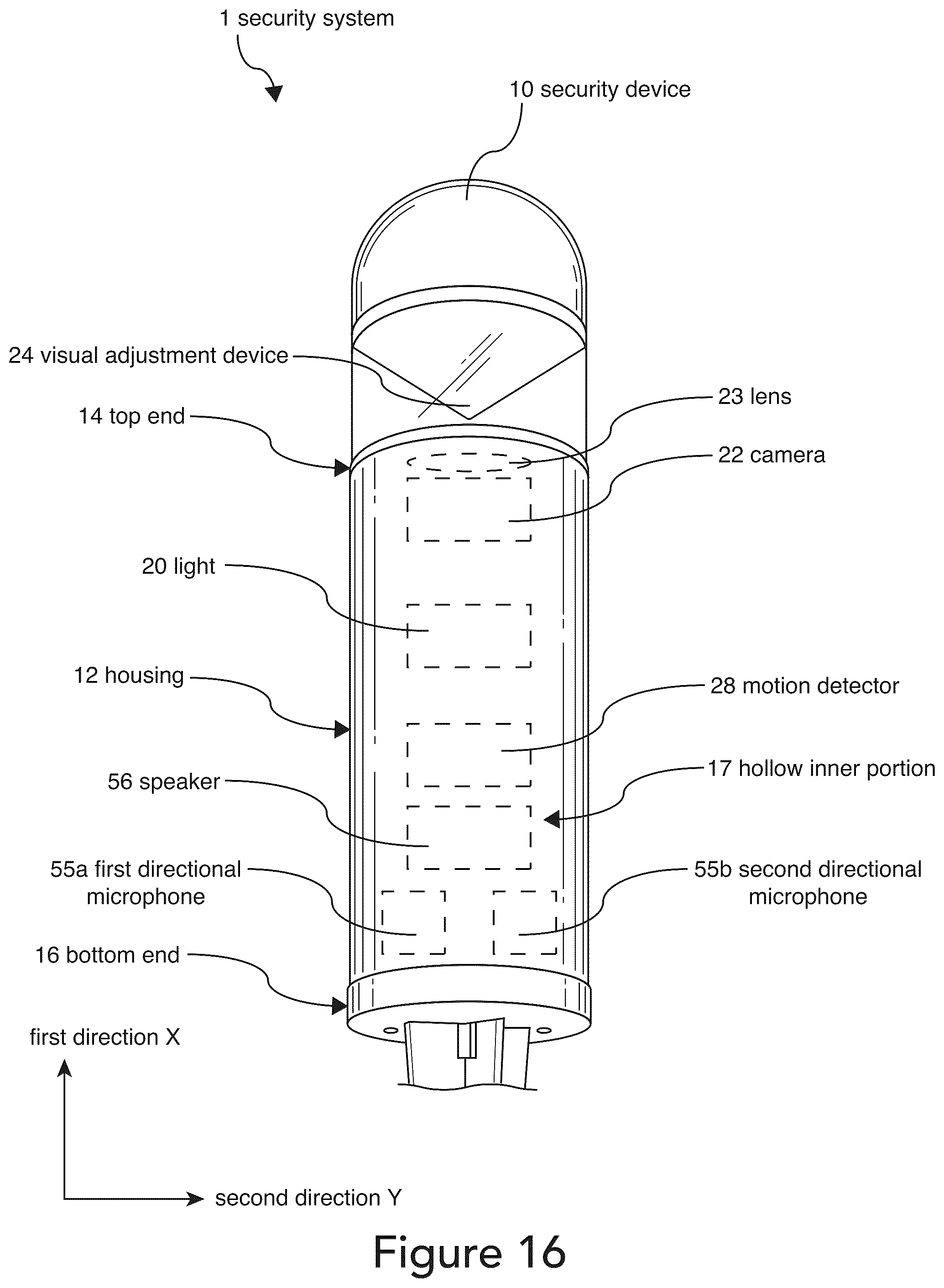 Patent US11810436 Figure 16 – Outdoor security systems and methods