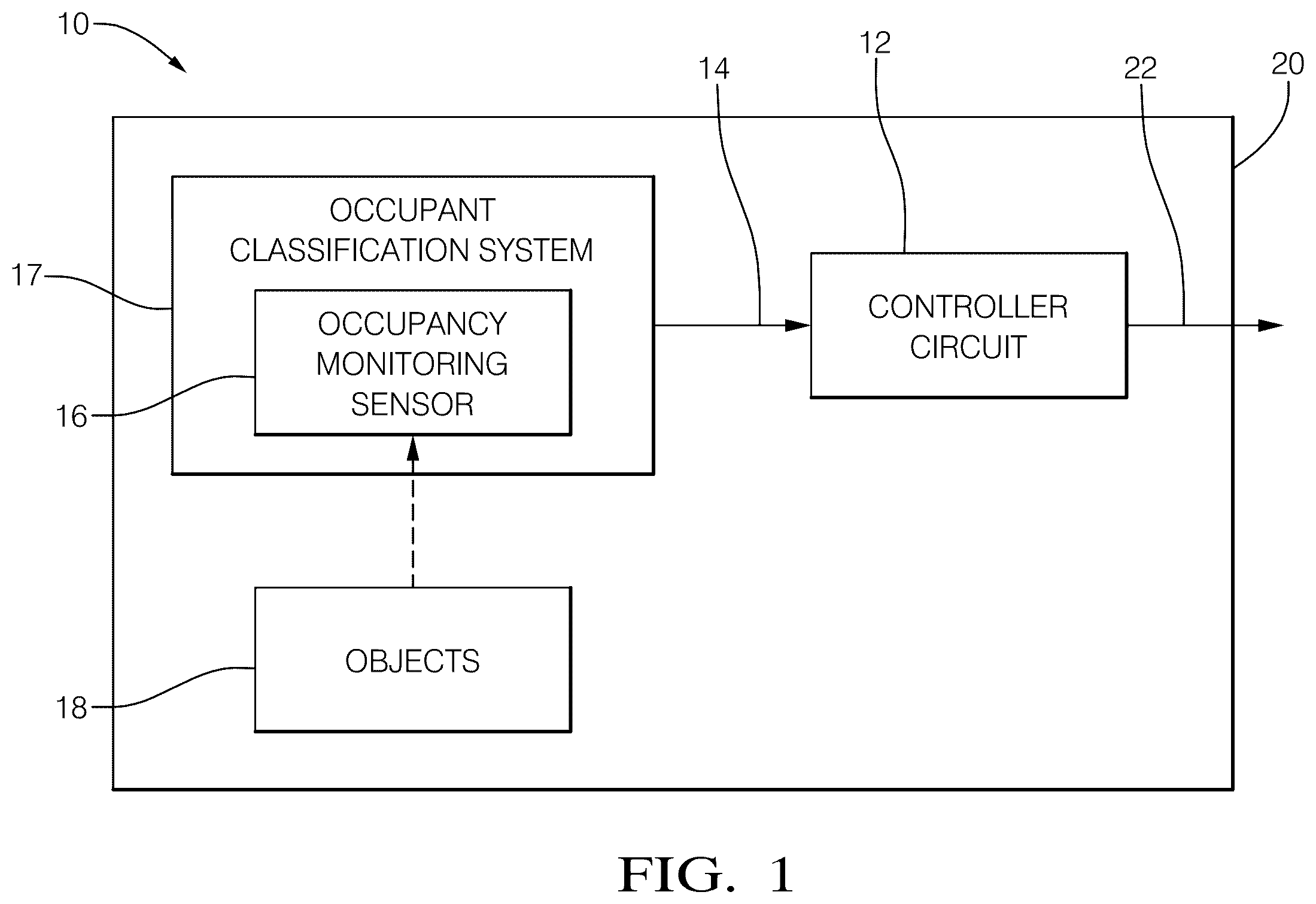 Patent US11810443 Figure 1 – Vehicle-occupant alert system