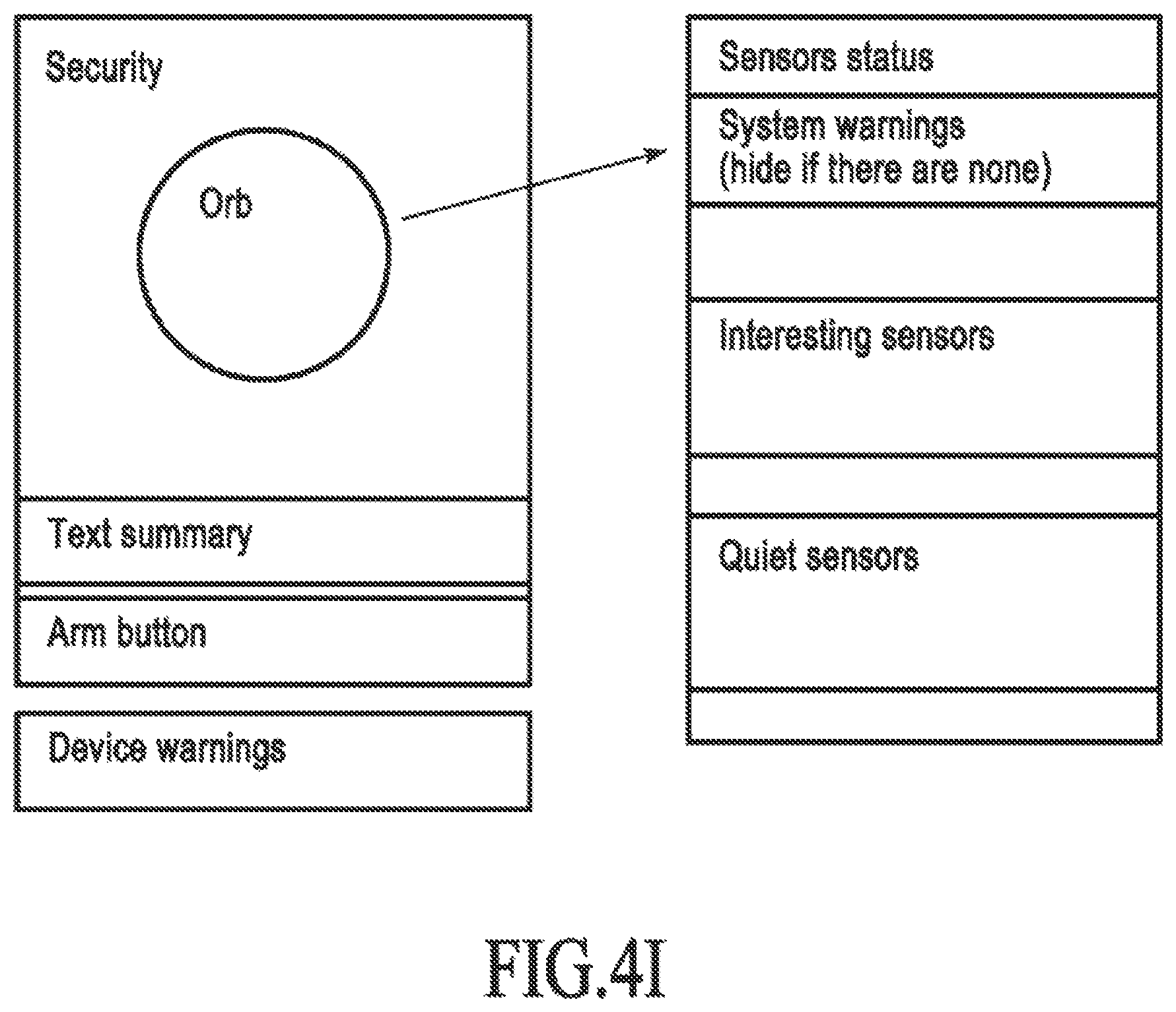 Patent US11810445 Figure 12 – Cross-client sensor user interface in an integrated security network