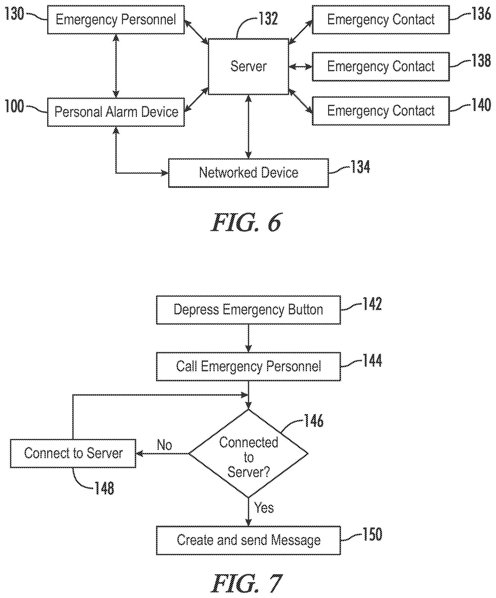 Patent US11810447 Figure 3 – Personal alarm device