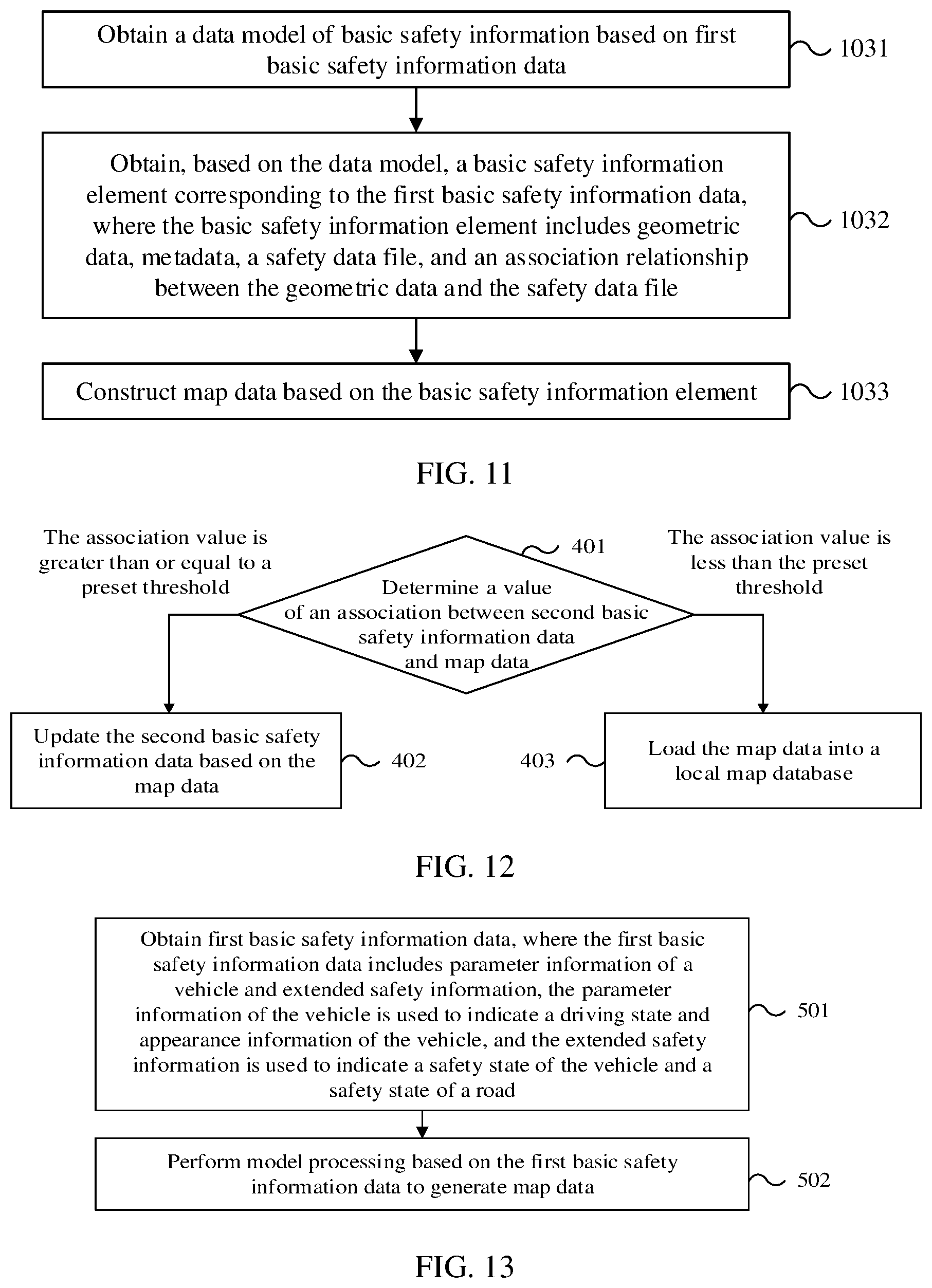 Patent US11810454 Figure 6 – Map data construction method vehicle terminal, and server