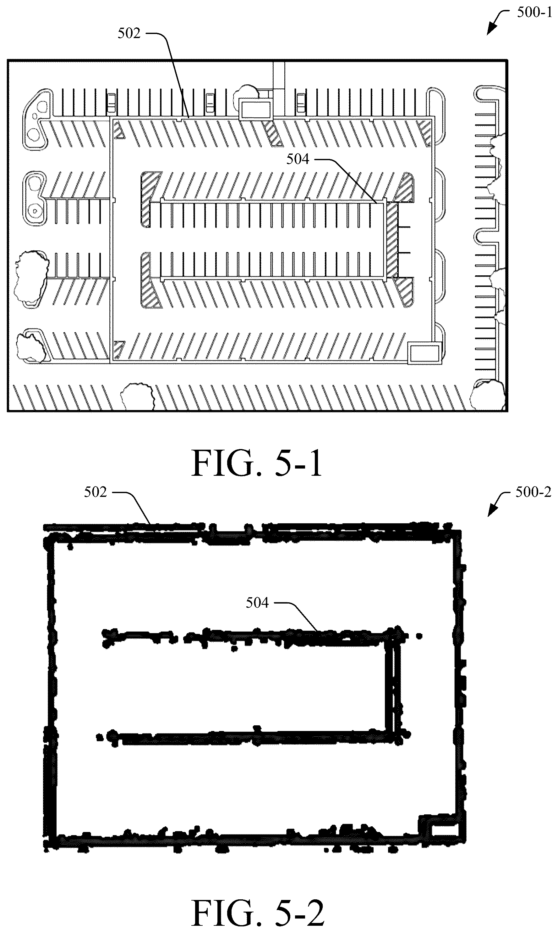 Patent US11810459 Figure 5 – Vehicle localization based on radar detections in garages