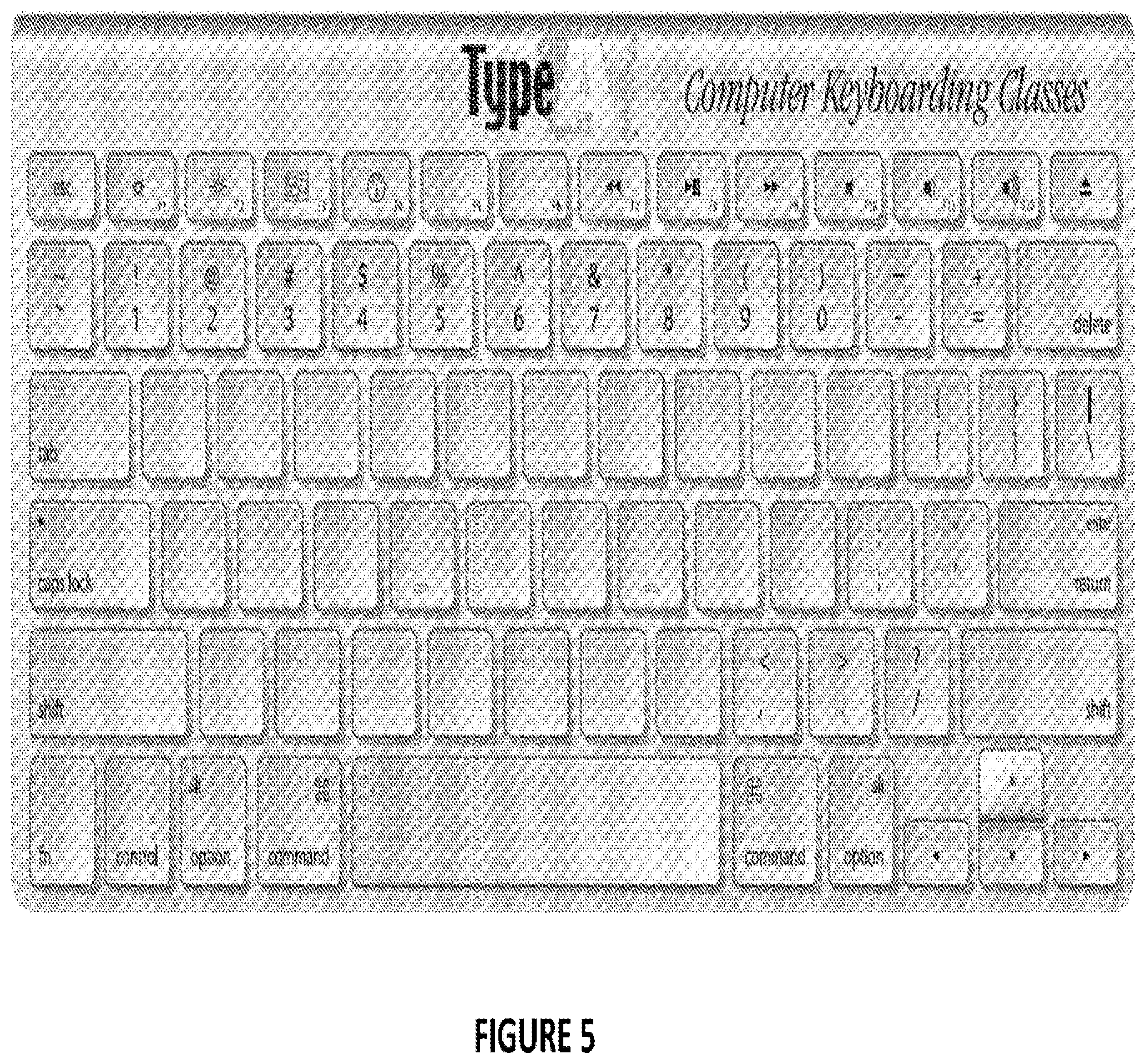 Patent US11810467 Figure 5 – Finger recognition system and method for use in typing