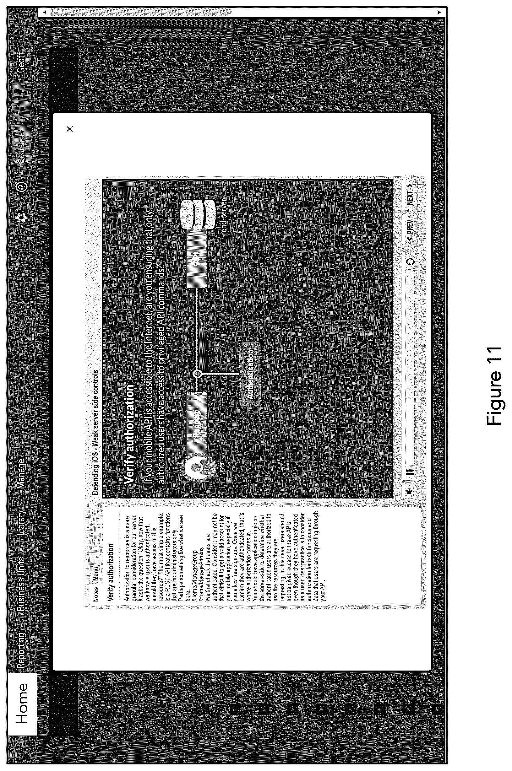 Patent US11810469 Figure 8 – Just-in-time training system and method