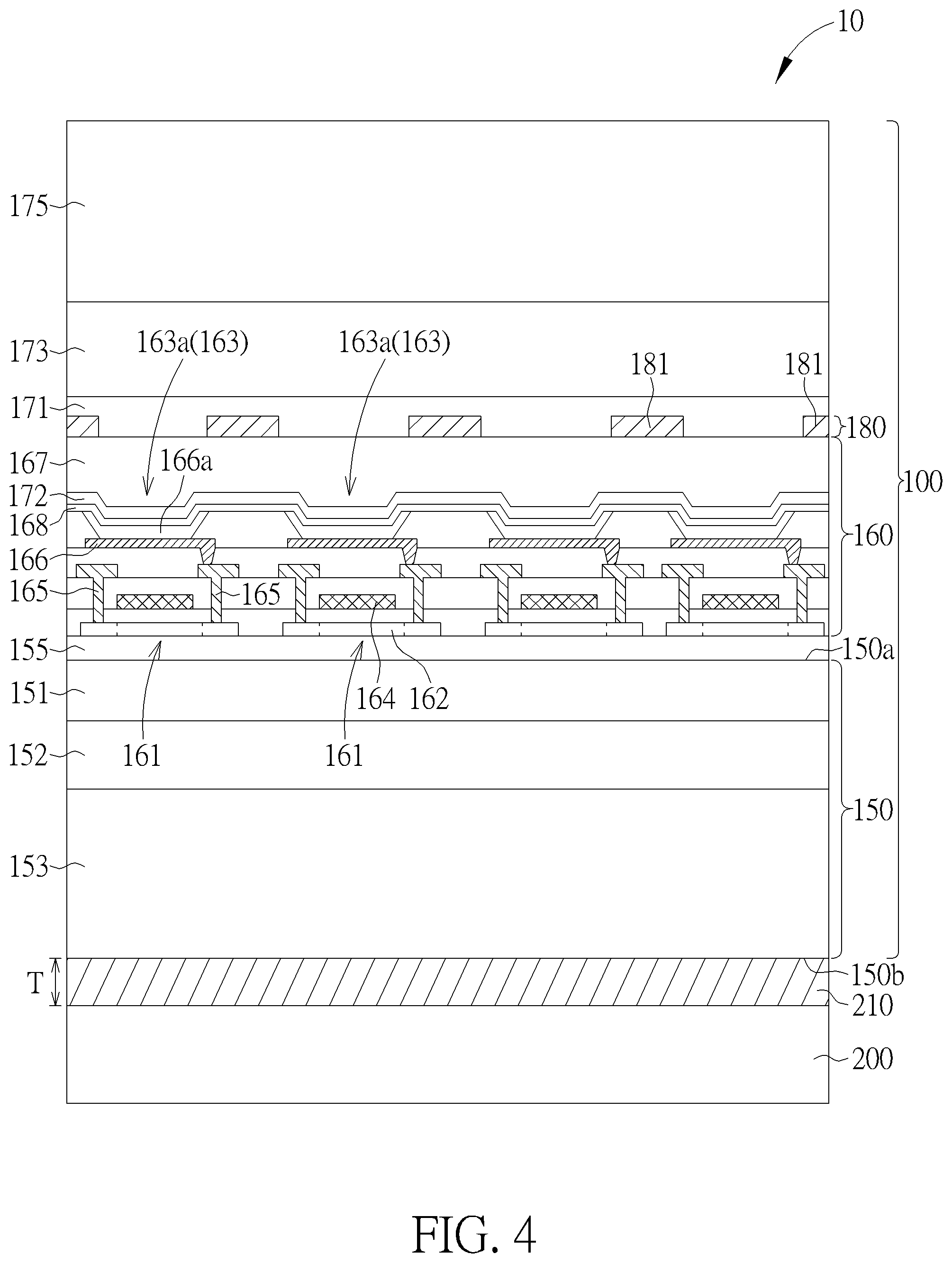 Patent US11810482 Figure 4 – Display device