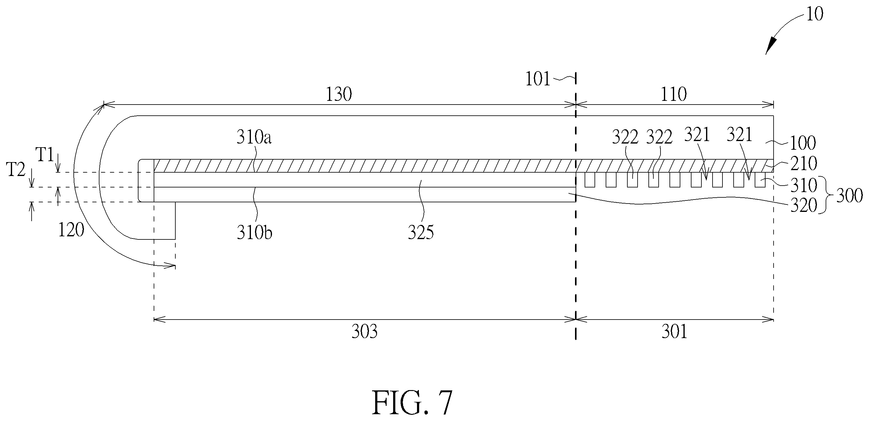 Patent US11810482 Figure 7 – Display device