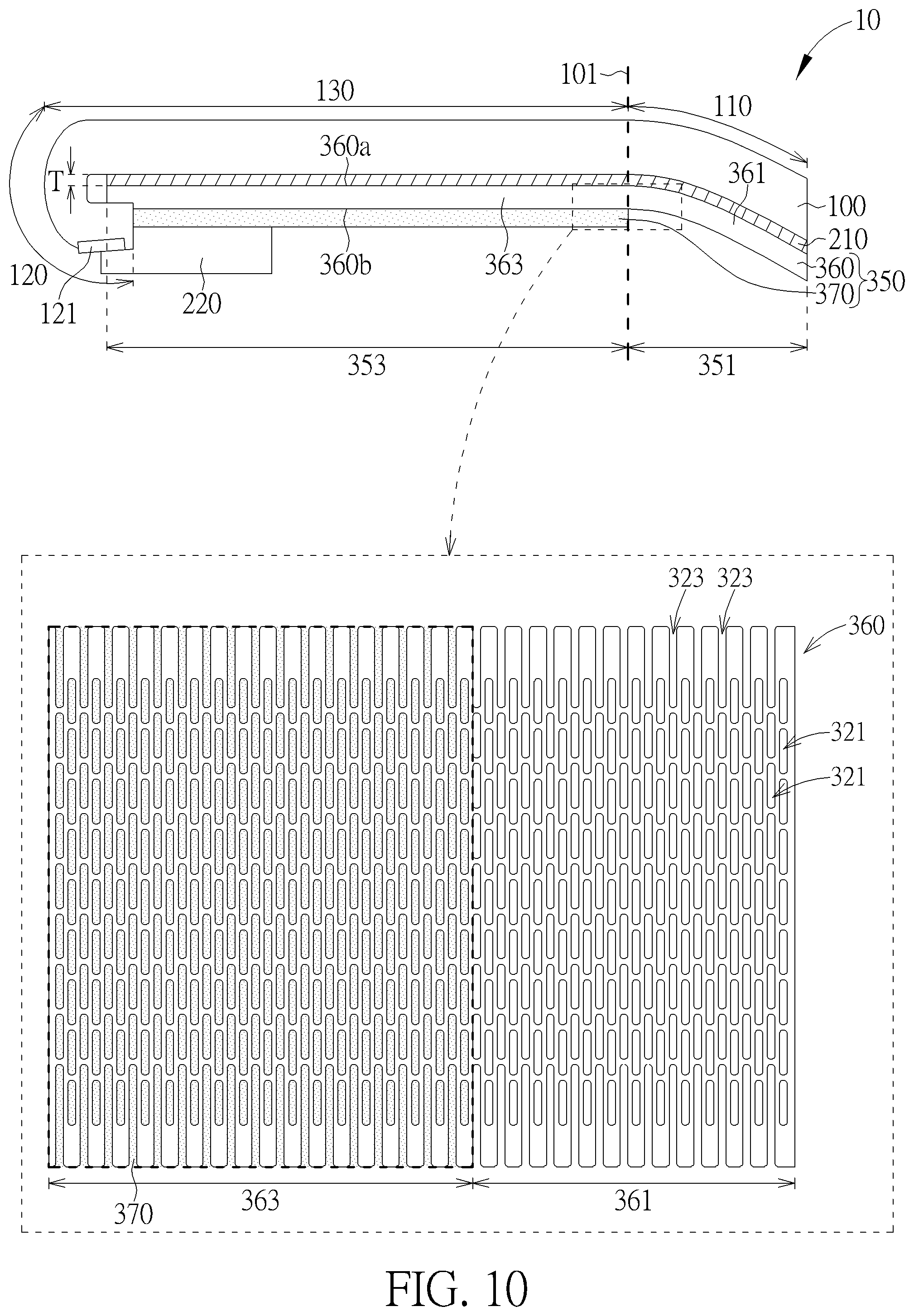 Patent US11810482 Figure 10 – Display device