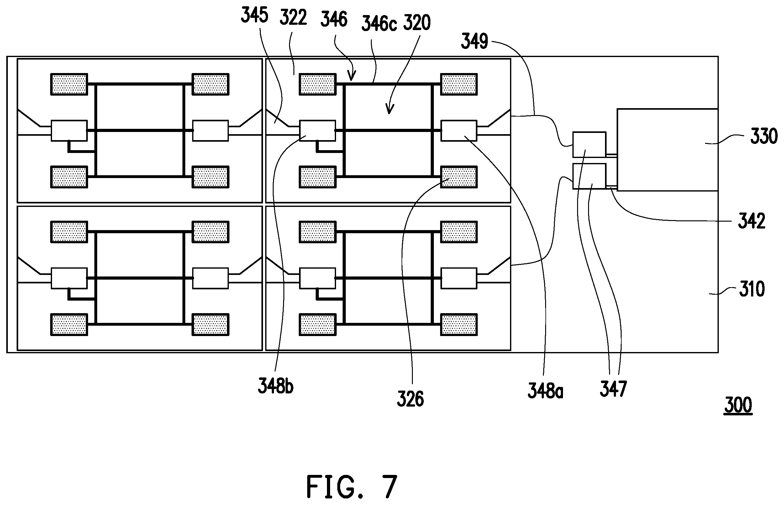 Patent US11810484 Figure 6 – Spliced display