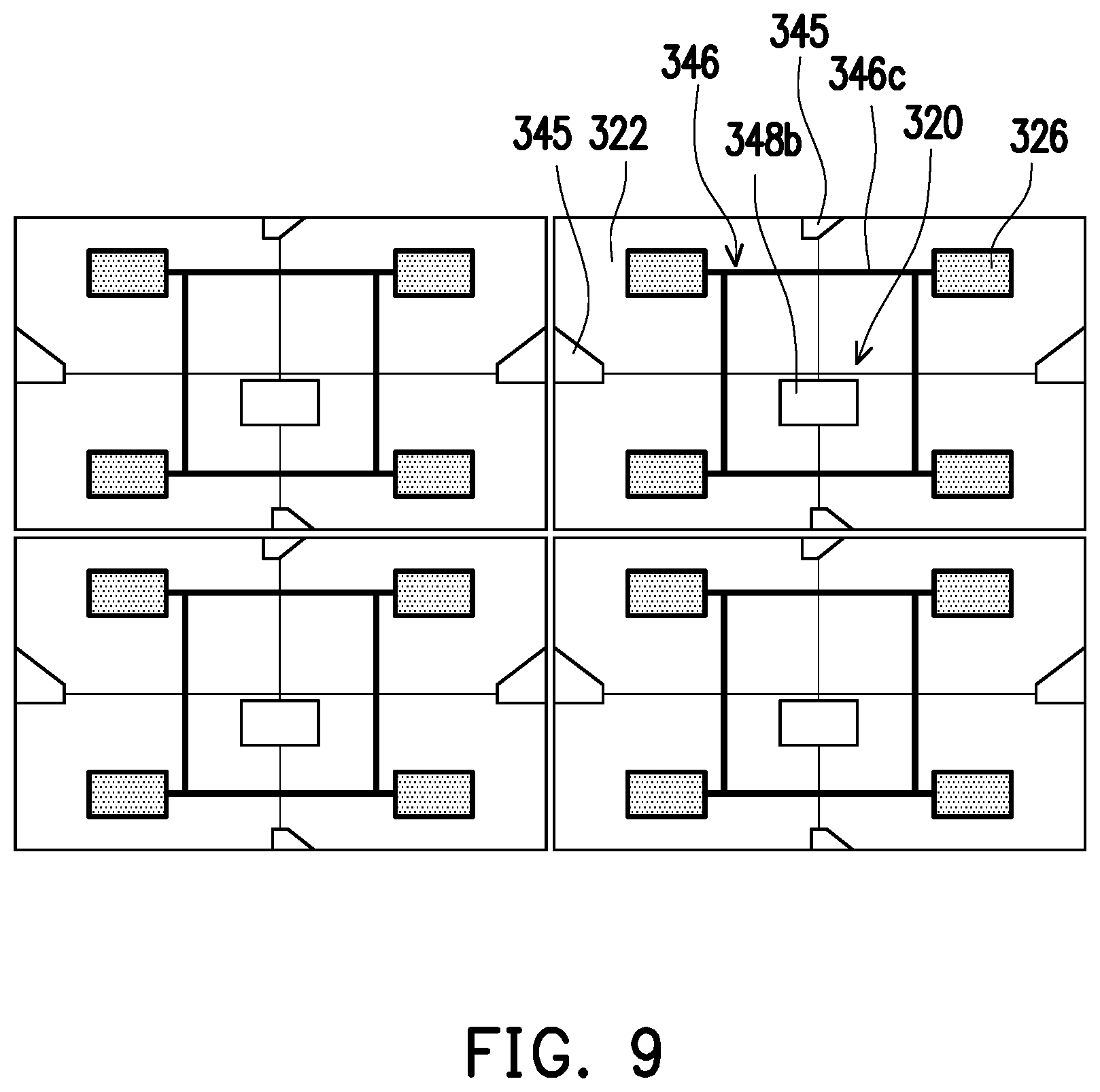 Patent US11810484 Figure 8 – Spliced display