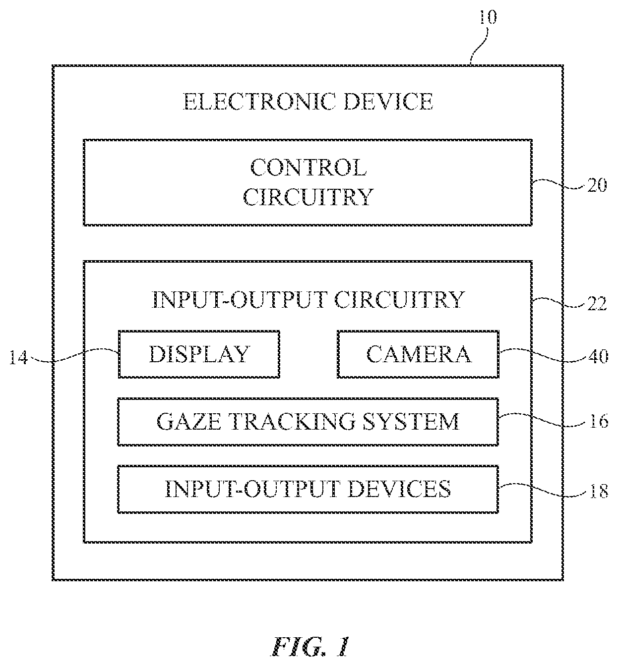 Patent US11810486 Figure 1 – Image enhancement devices with gaze tracking