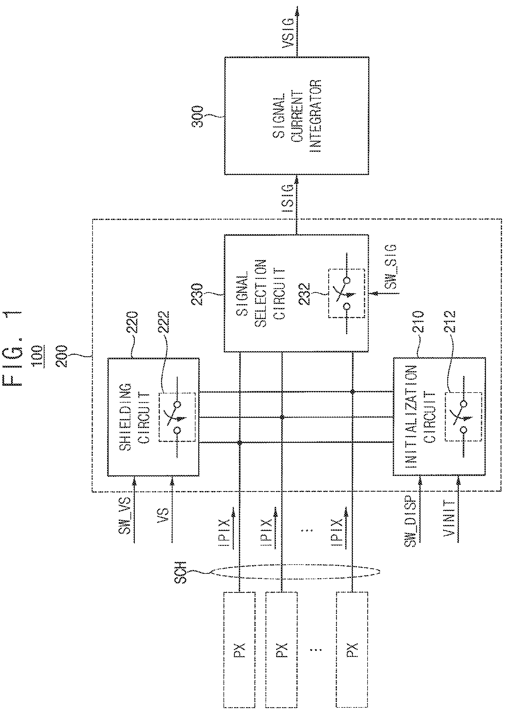Patent US11810489 Figure 1 – Sensing circuit for detecting characteristics of display panel and display driver integrated circuit including the same